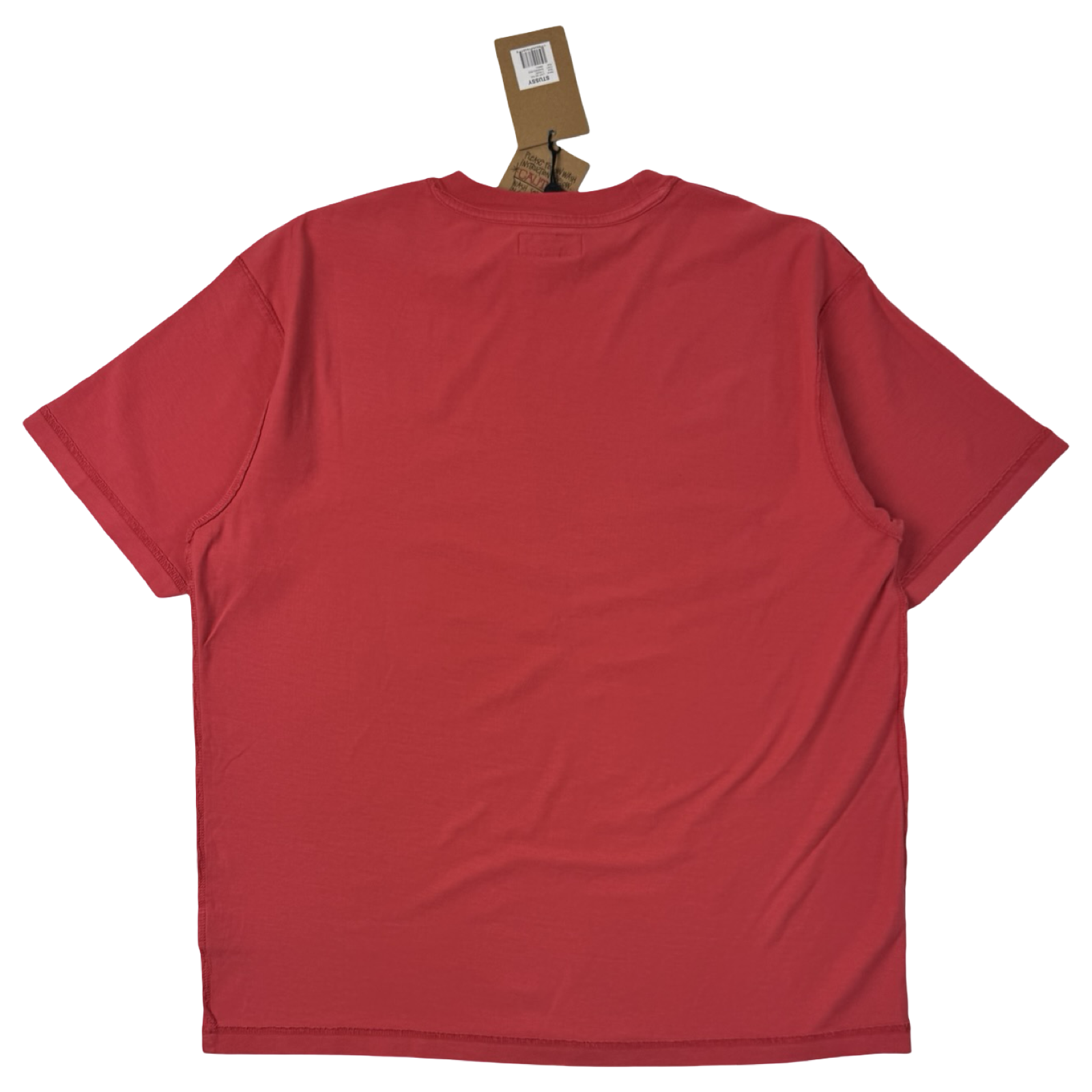 Stussy Lazy S/S T-Shirt Washed Red