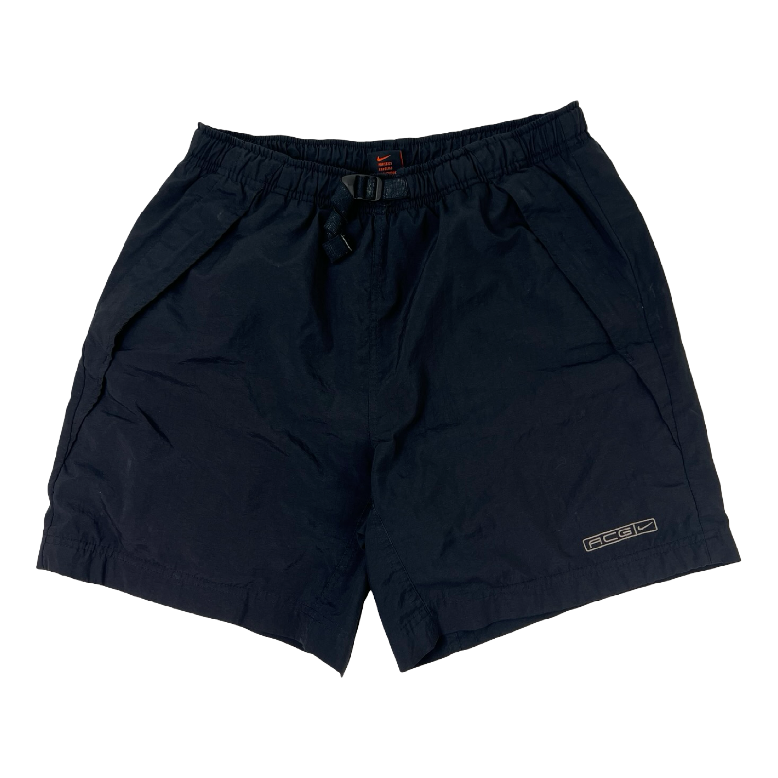 Vintage Nike ACG Embroidered Trekking Shorts Black
