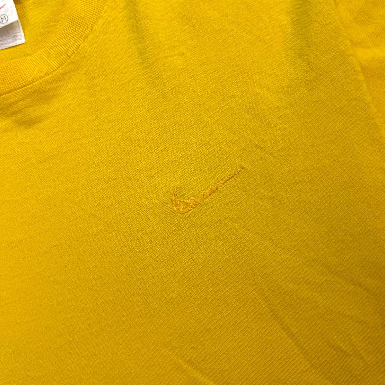 Vintage Nike Mini Swoosh Tee Yellow