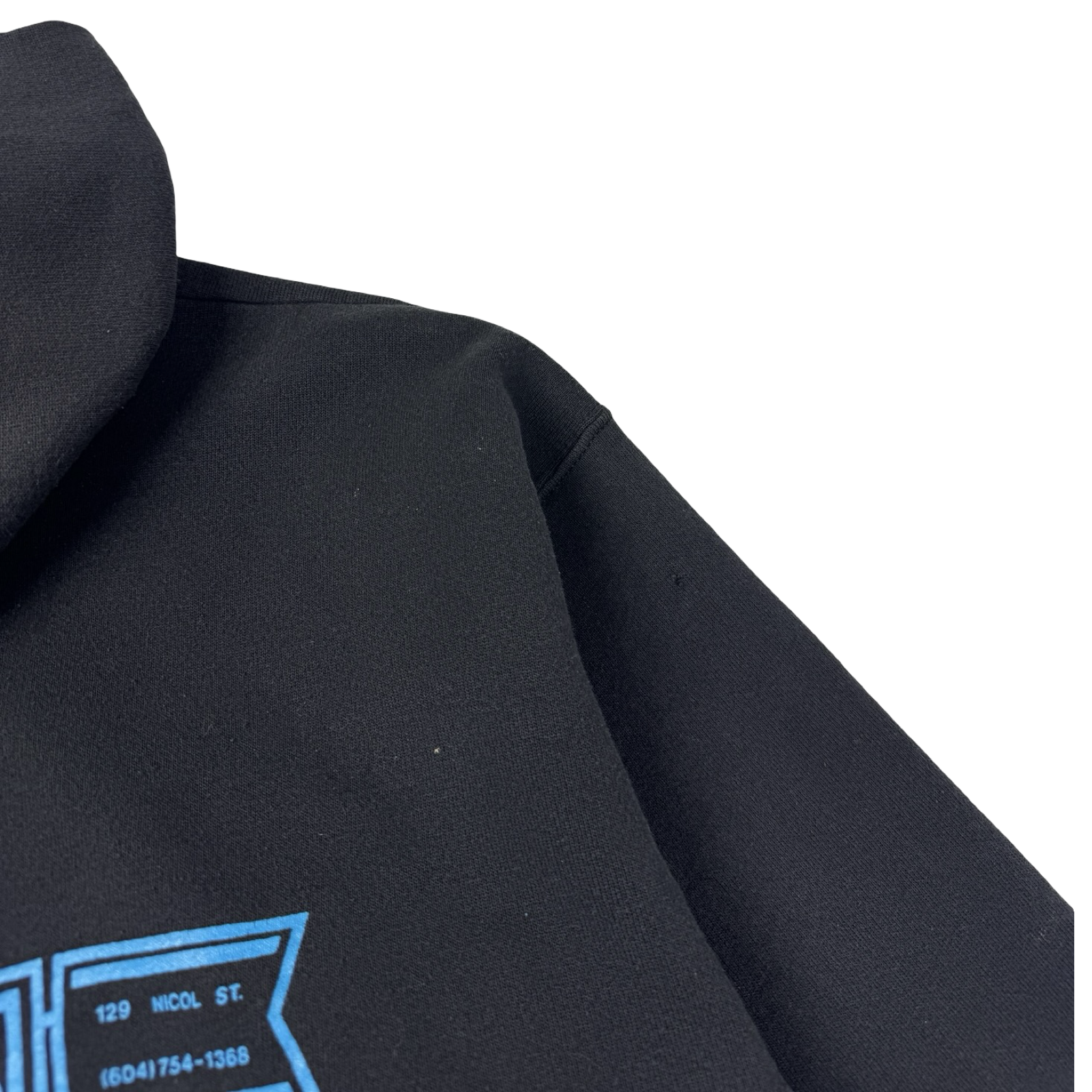 Vintage Southside Cycles Biker Hoodie Black