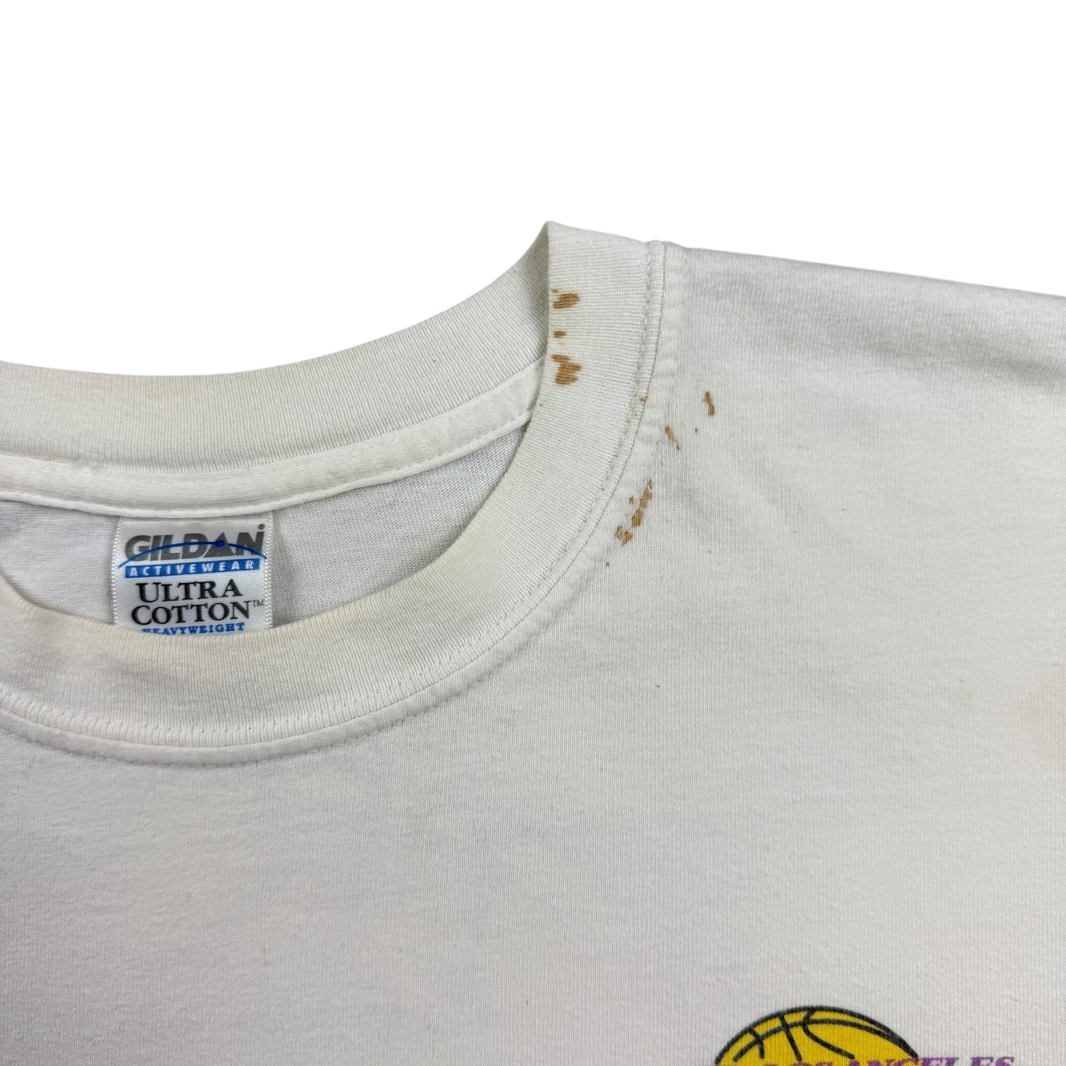 Vintage Los Angeles Lakers World Champs Tee White