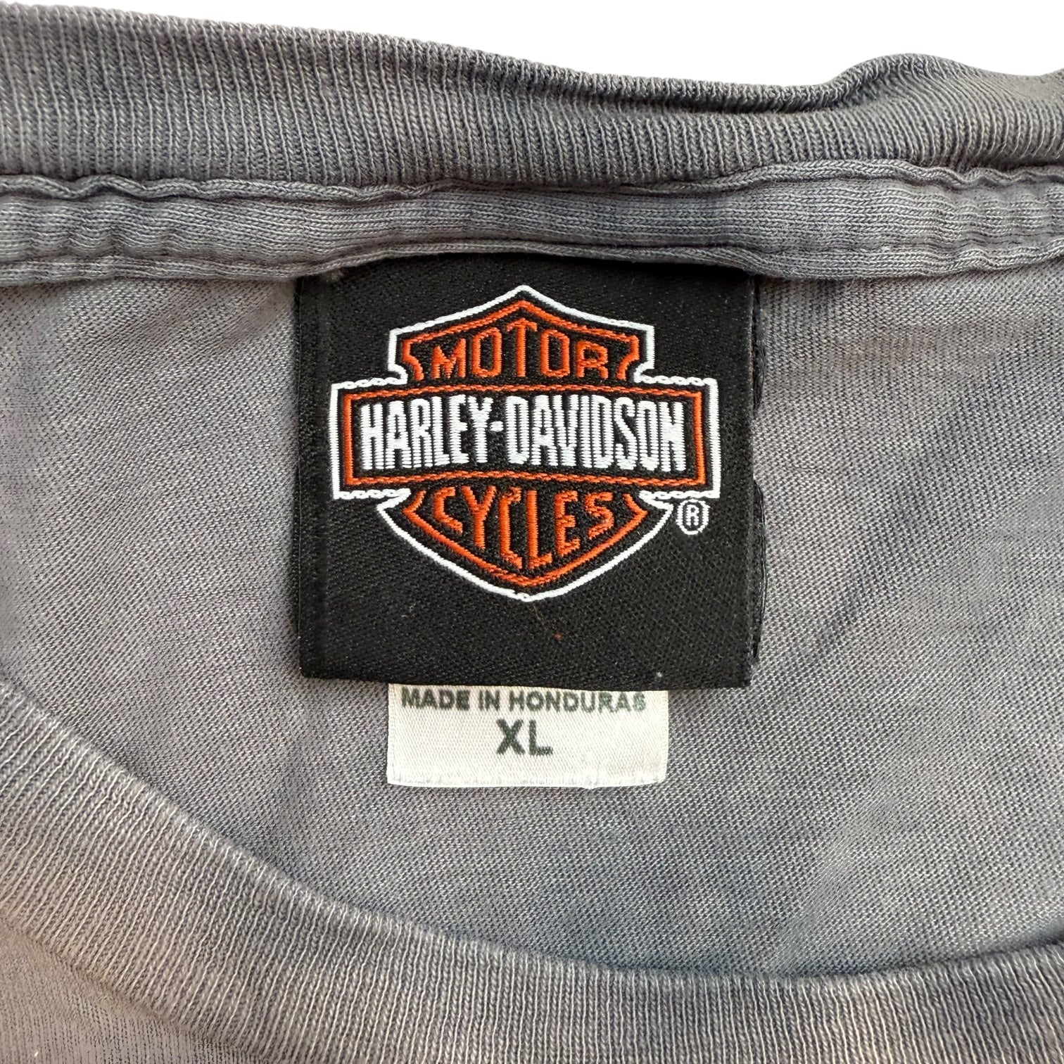 Vintage Harley Davidson Of Las Vegas Tee Grey