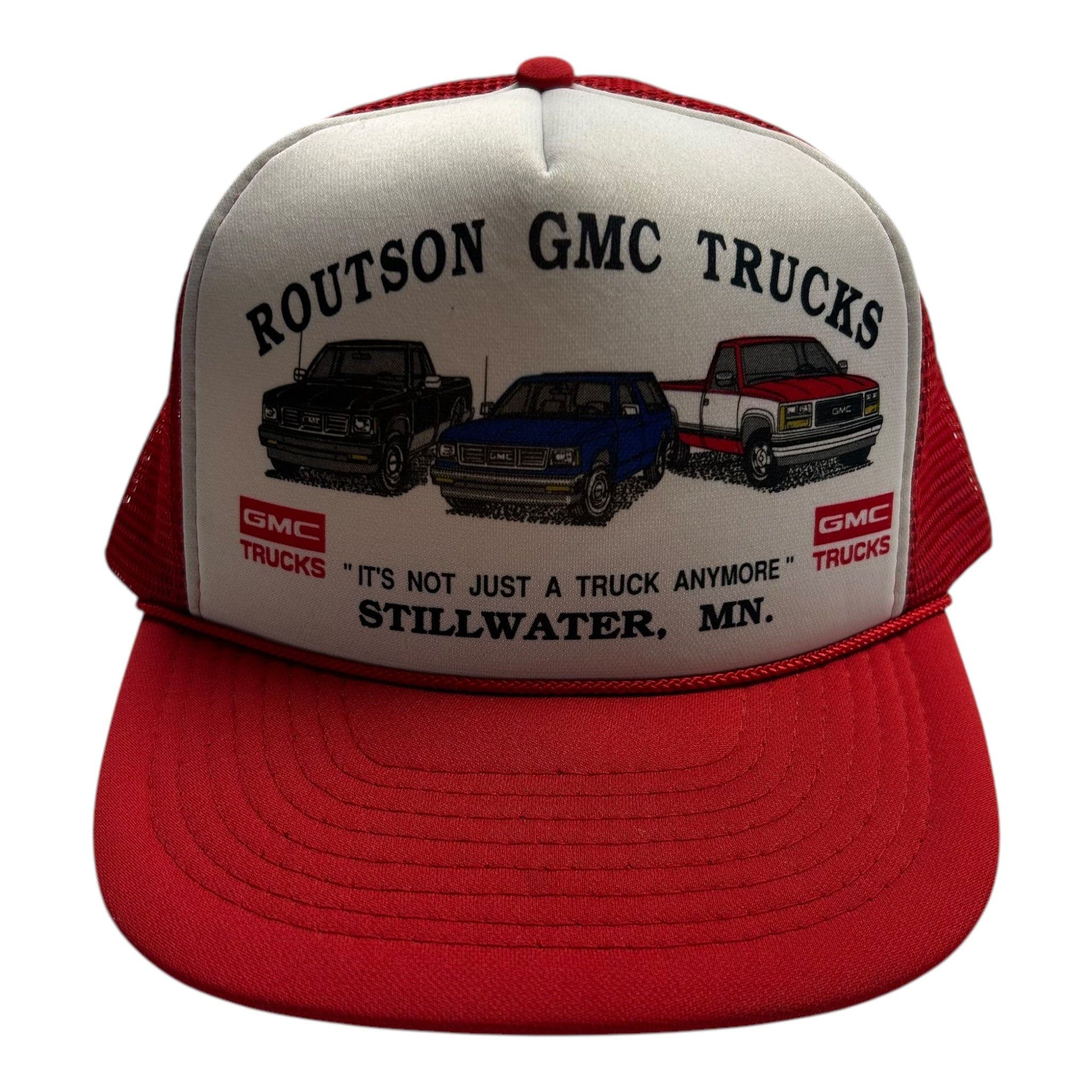 Vintage GMC Trucks Trucker Hat Red