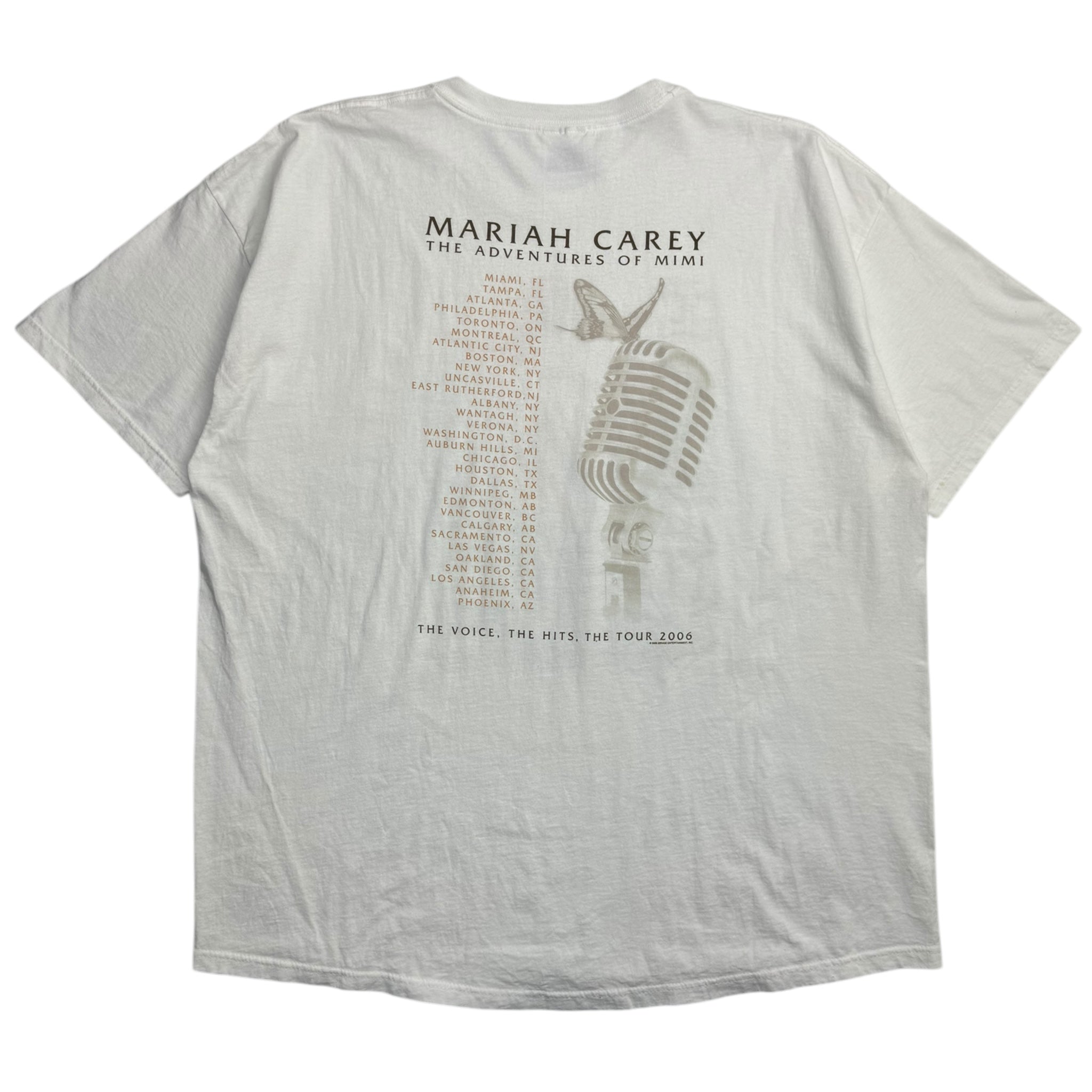 2006 Mariah Carey The Adventures Of Mimi T-Shirt