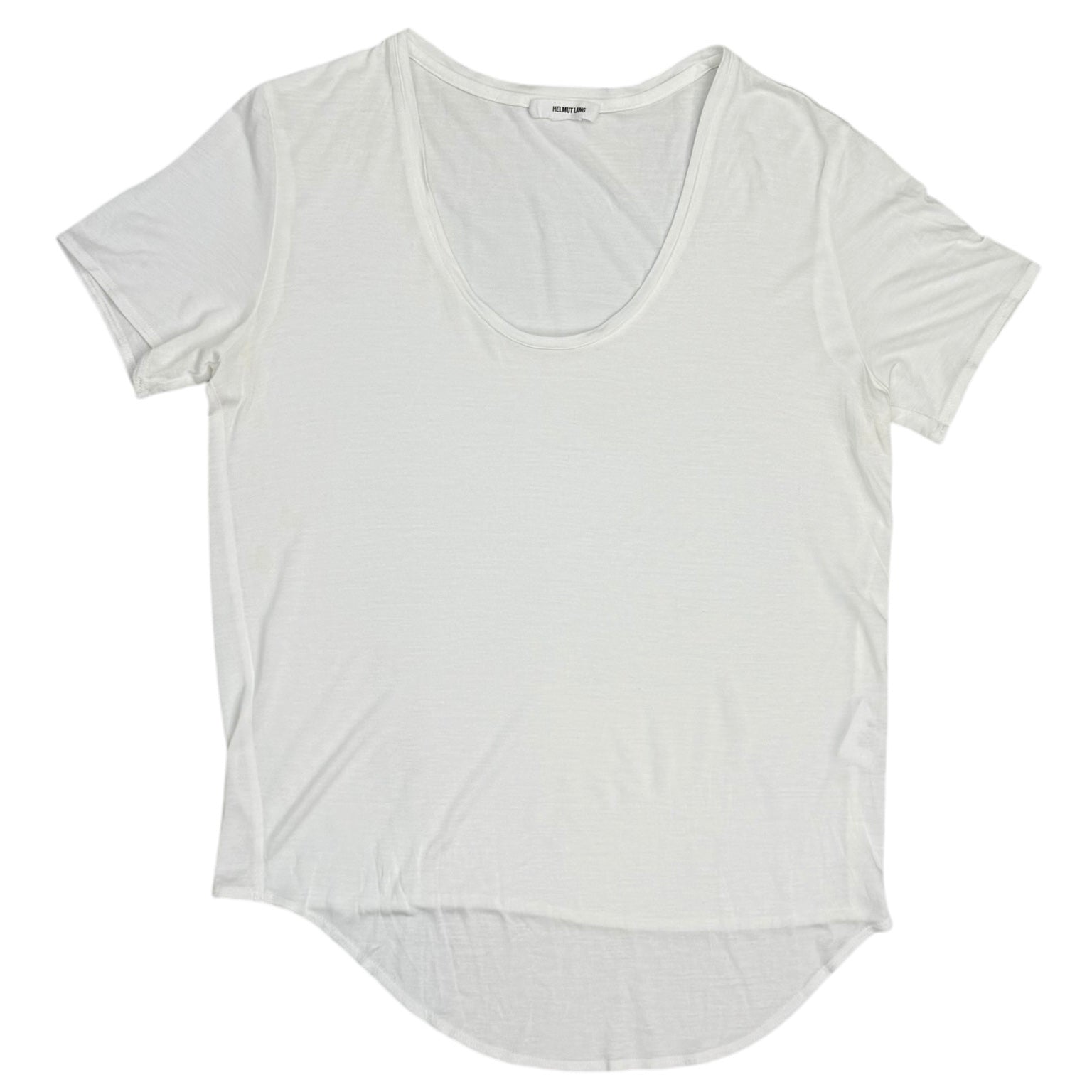 (W) Helmut Lang Thin Tee White
