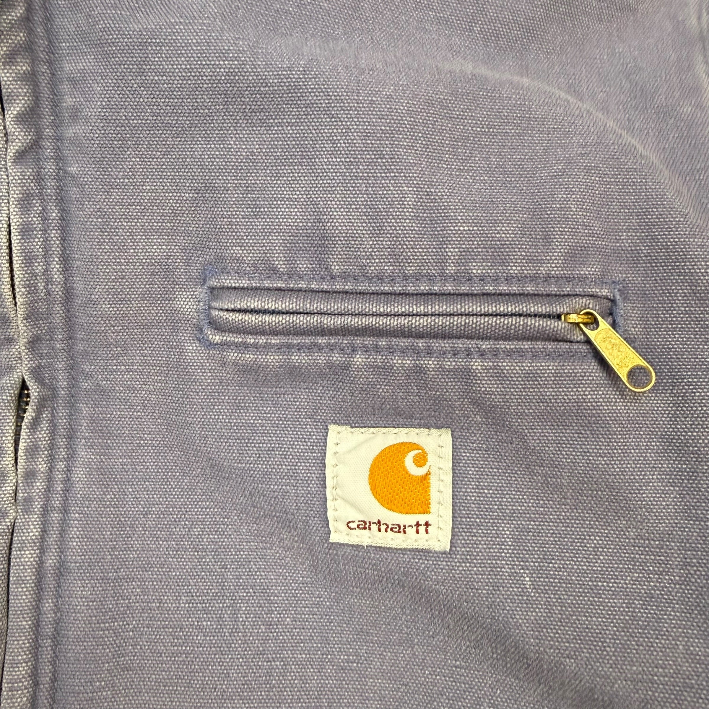 (W) Vintage Carhartt Sierra Sherpa Lined Jacket Lilac