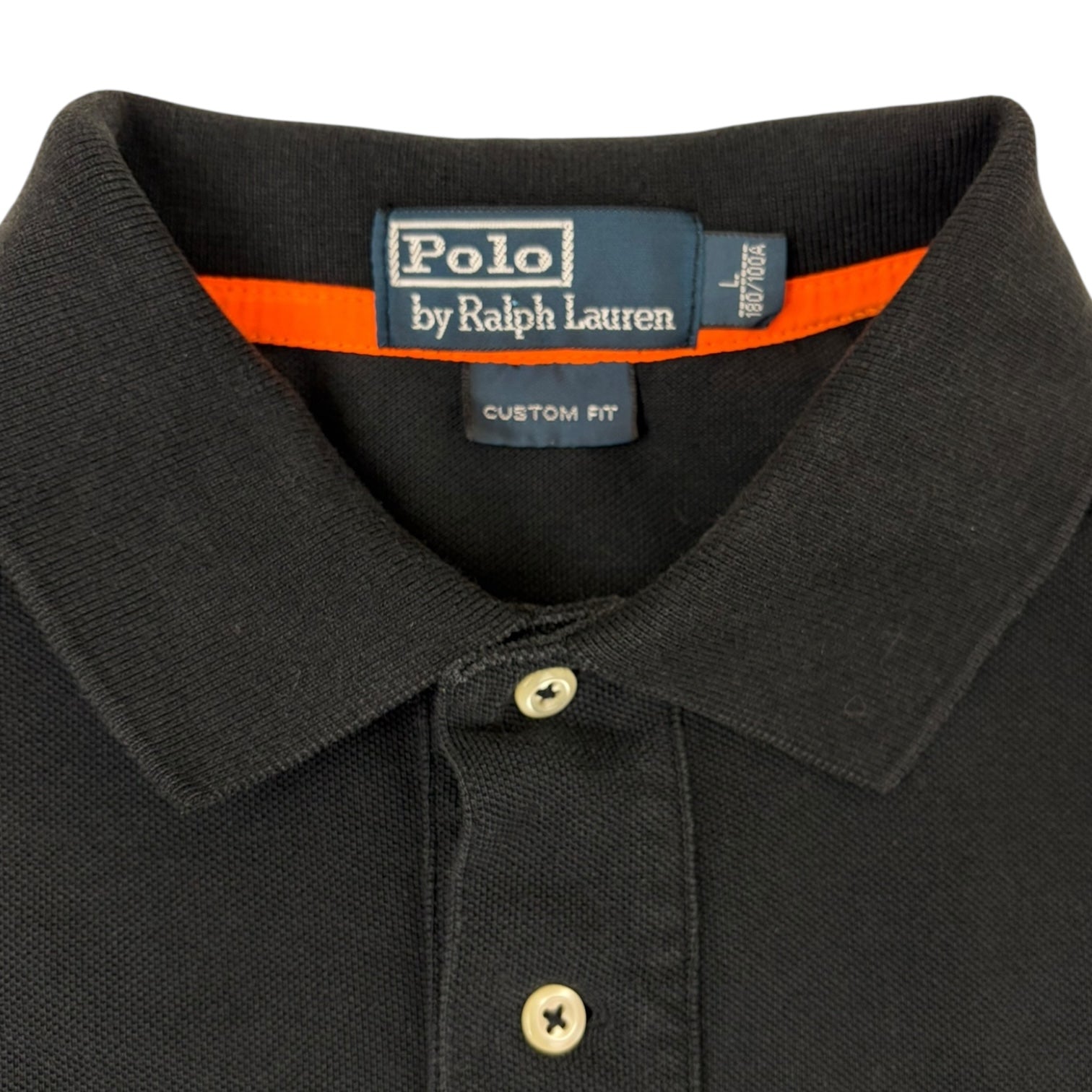 Vintage Polo Ralph Lauren Big Pony Polo T-Shirt Black