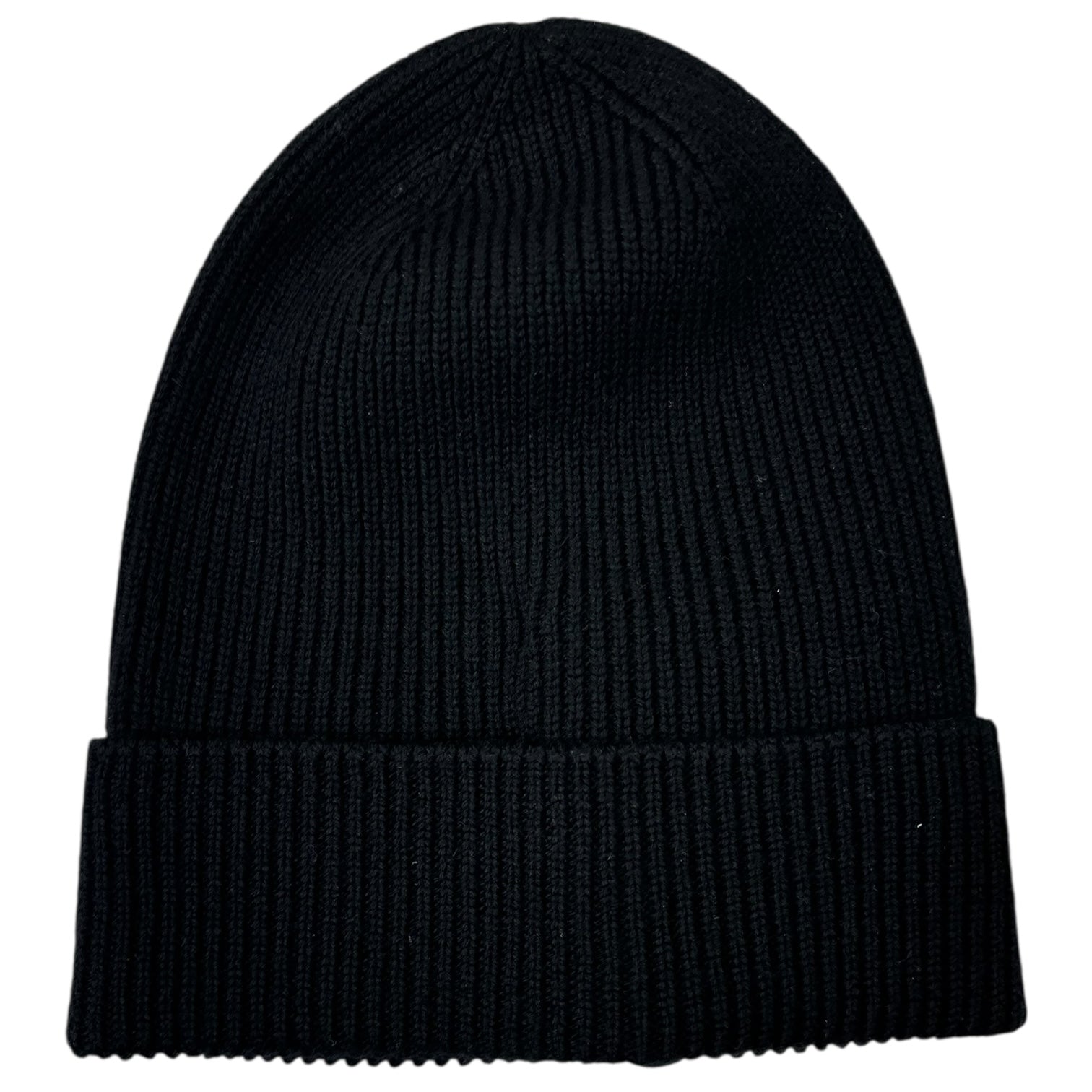 Moncler Ribbed Wool Beanie Black