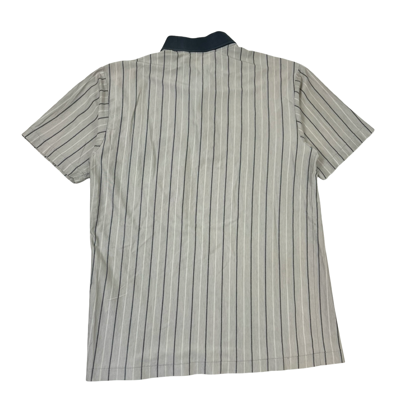 Vintage Yves Saint Laurent Pinstripe Short-Sleeve Polo Shirt