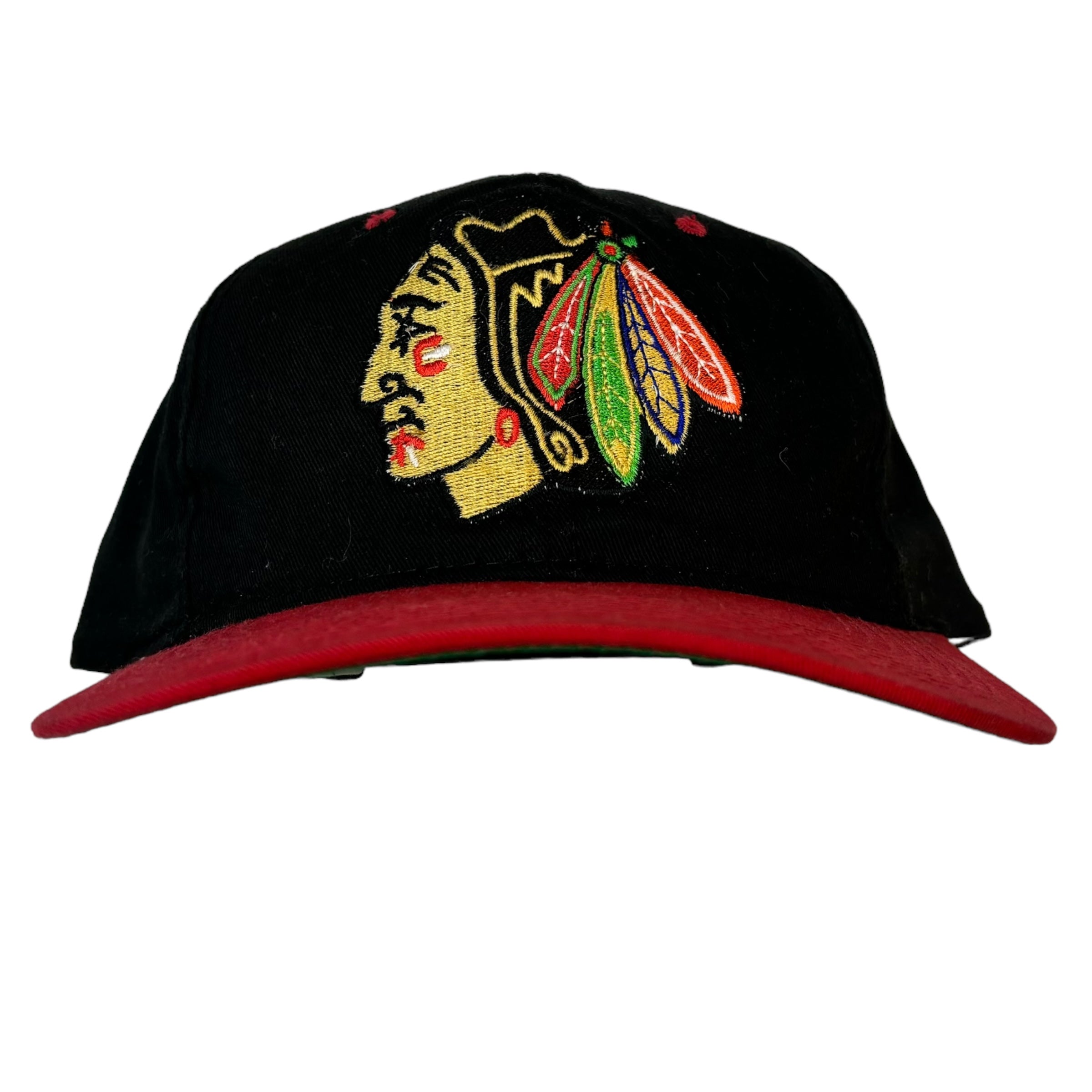 Vintage Chicago Blackhawks Hat Black