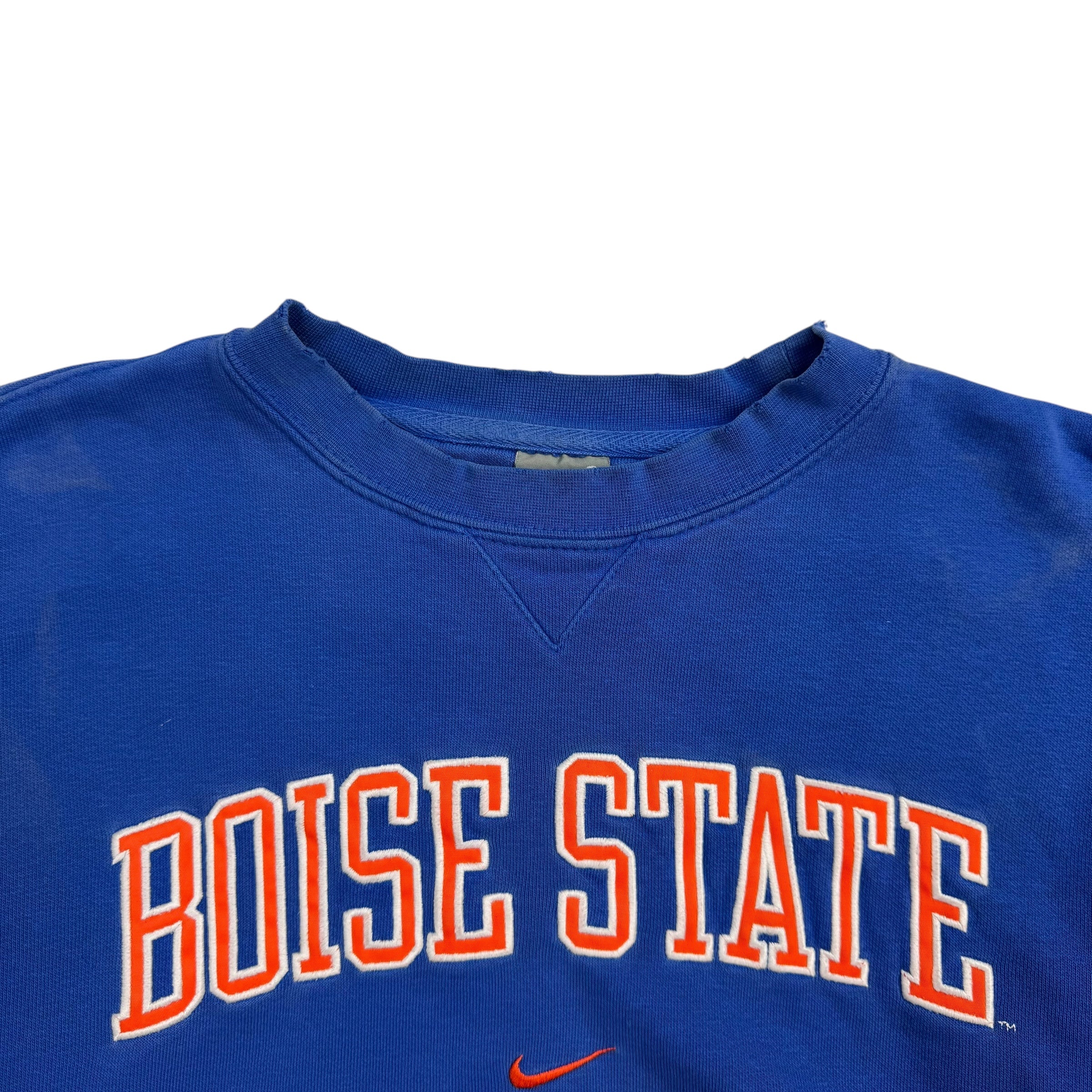 Vintage Nike Boise State Crewneck Blue