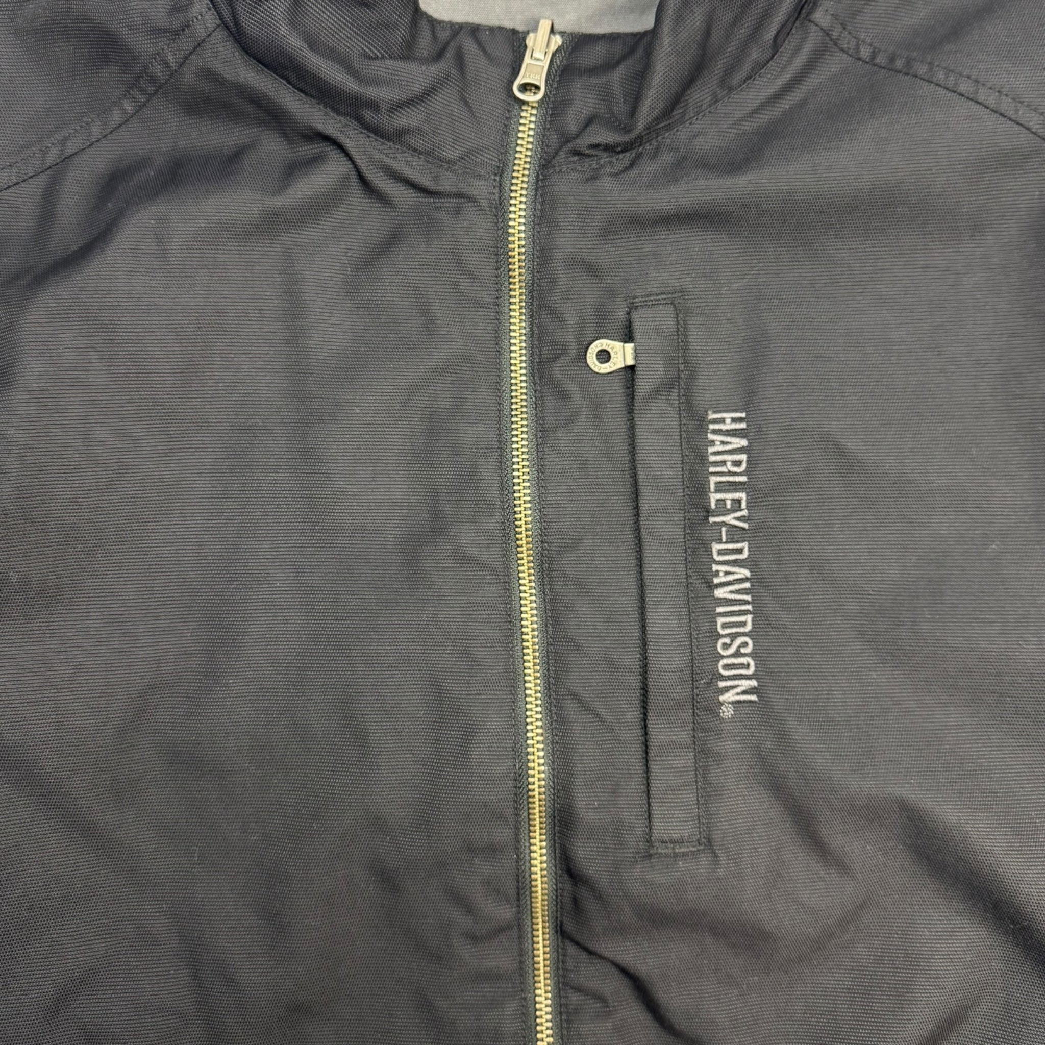 Harley Davidson Reversible Nylon Tribal Skull Jacket