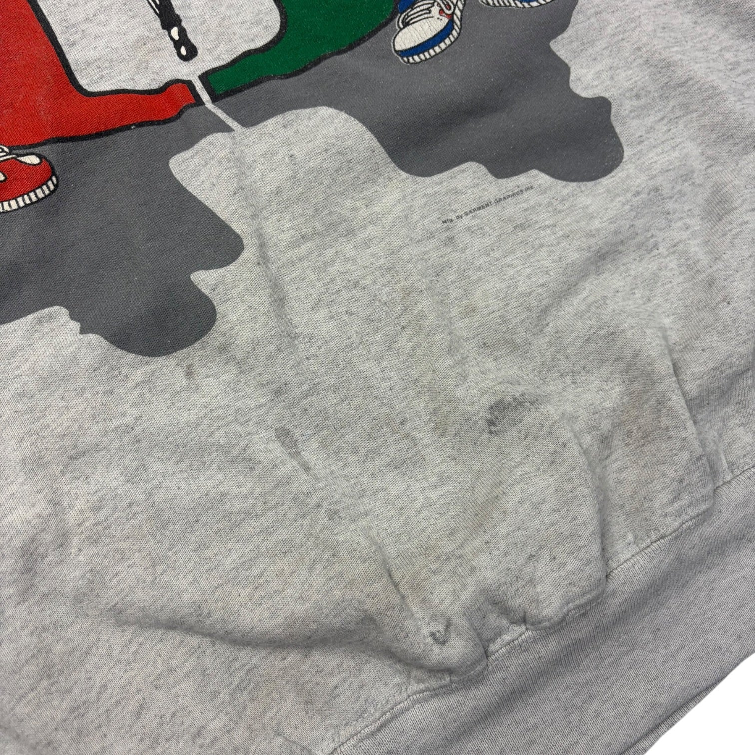 Vintage University Of Miami Hurricanes Crewneck Grey