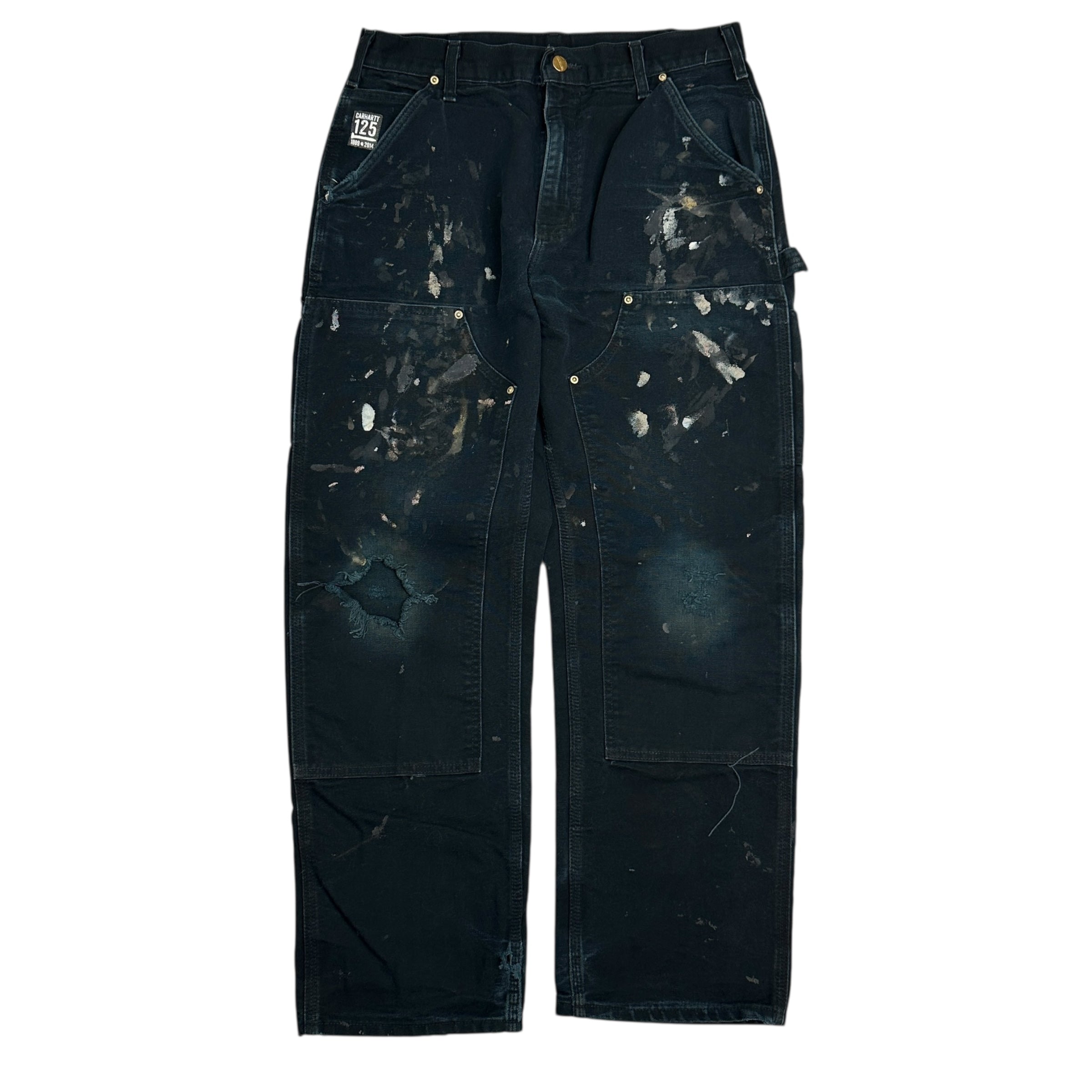 Vintage Carhartt Double Knee Cargo Pants Black