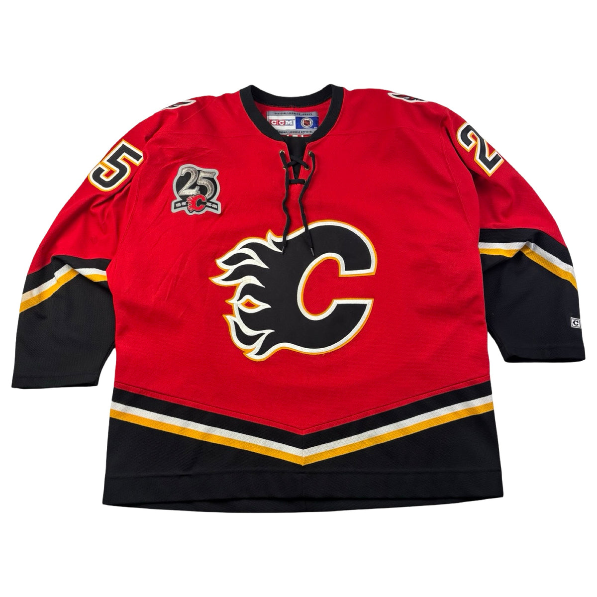 Vintage CCM Calgary Flames Mike Vernon NHL Home Jersey