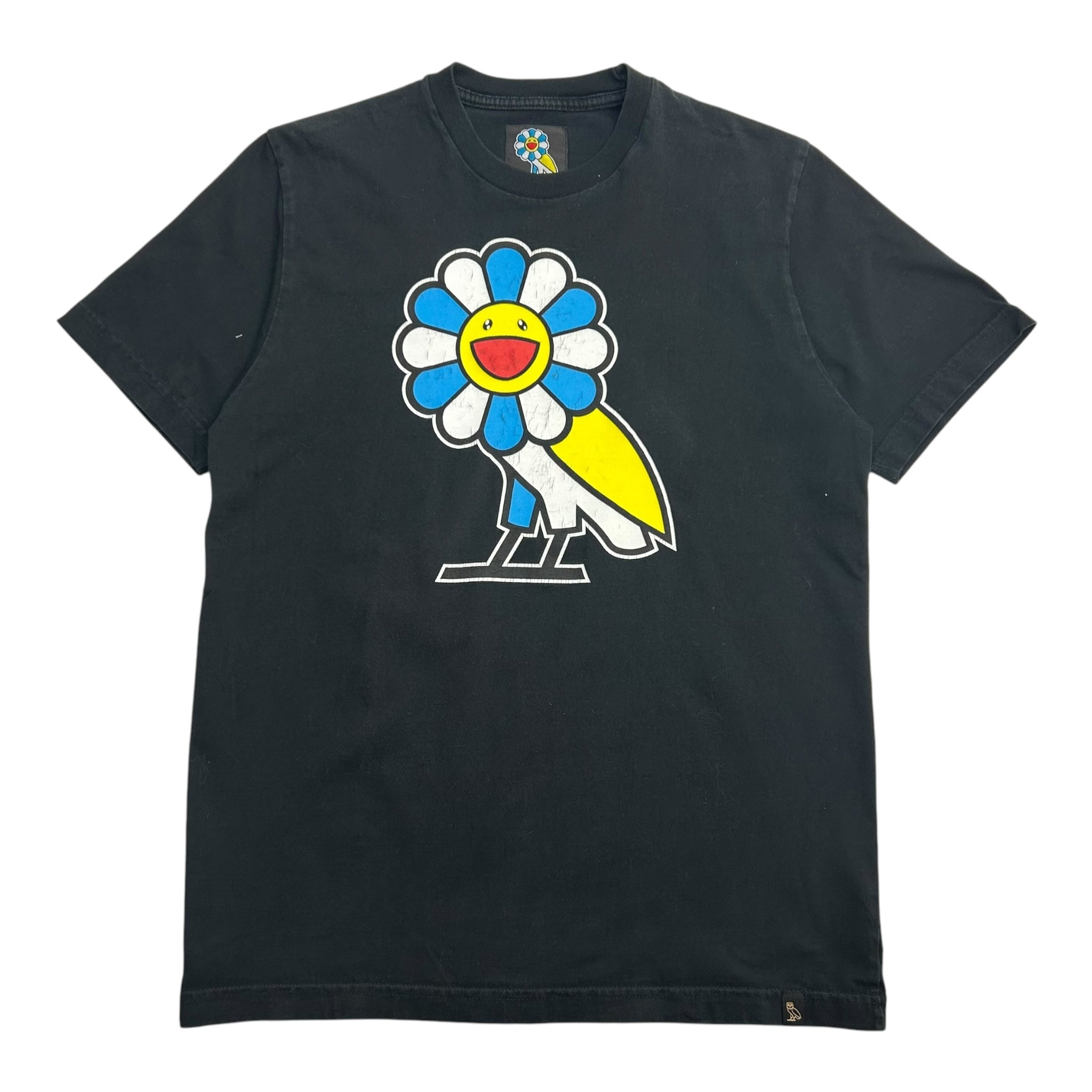 OVO x Murakami Flower Owl Tee Black