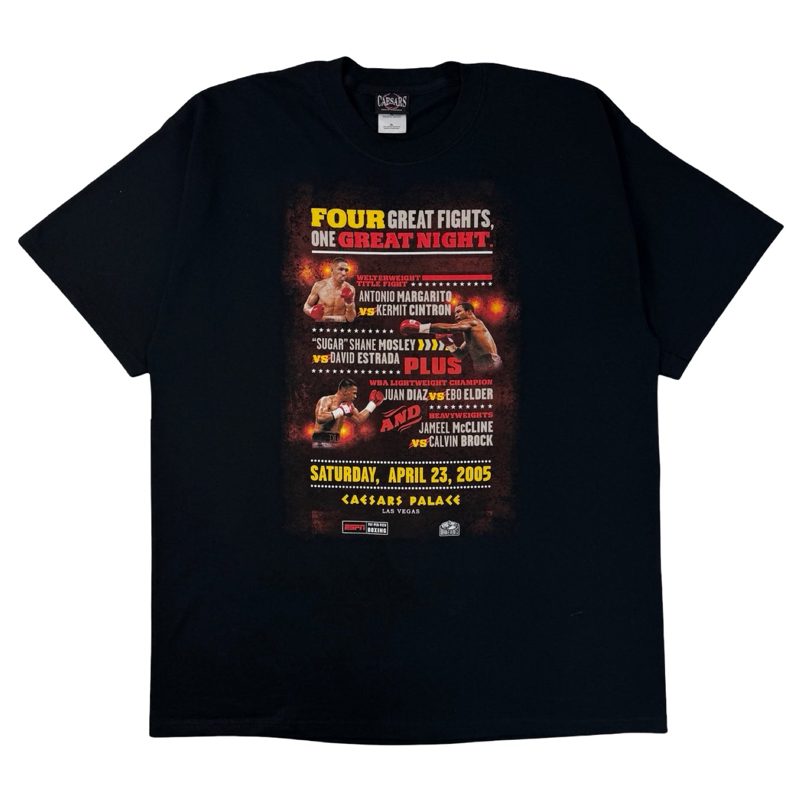 2005 Caesars Palace Las Vegas T-Shirt Black