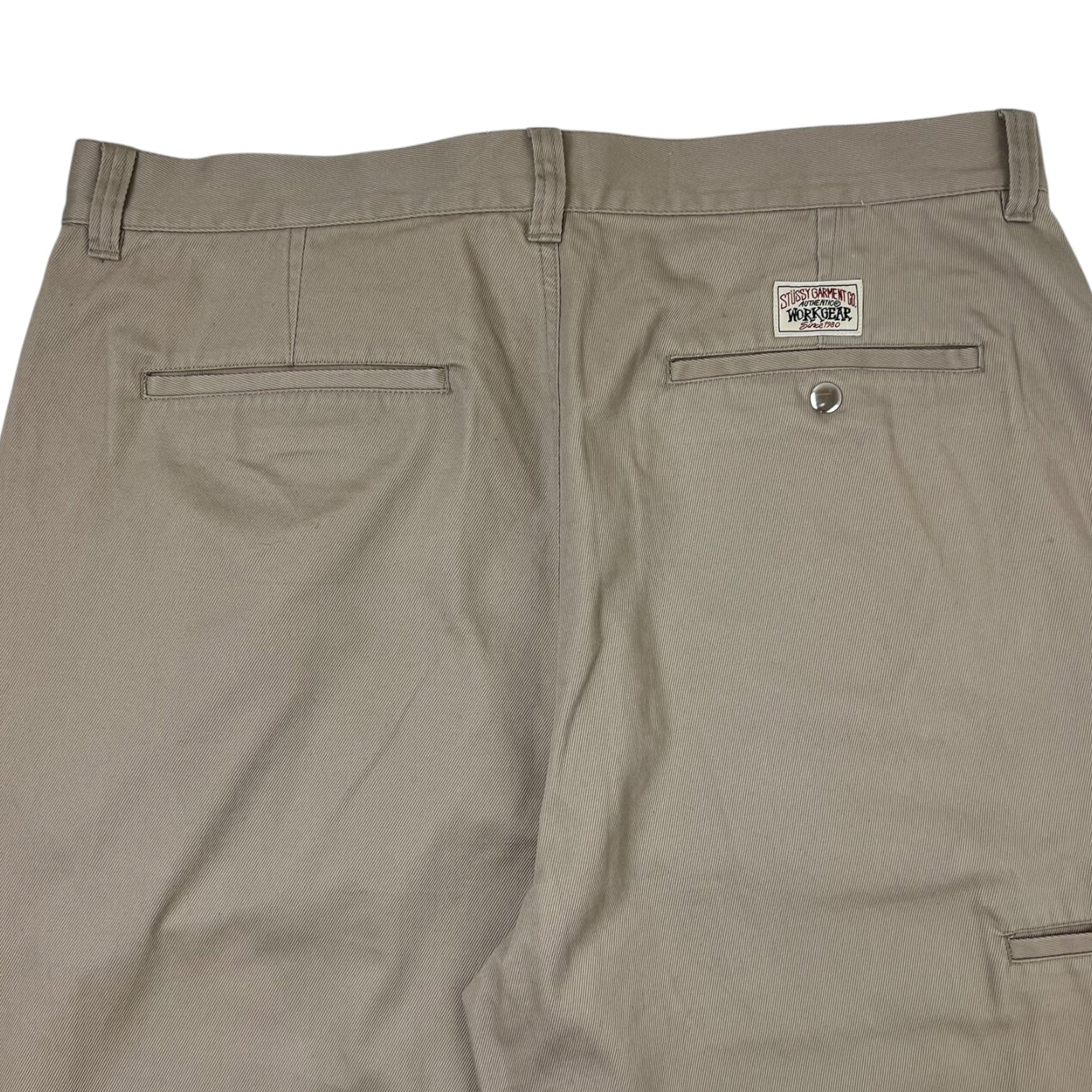 Stussy Workgear Cotton Twill Pants Beige
