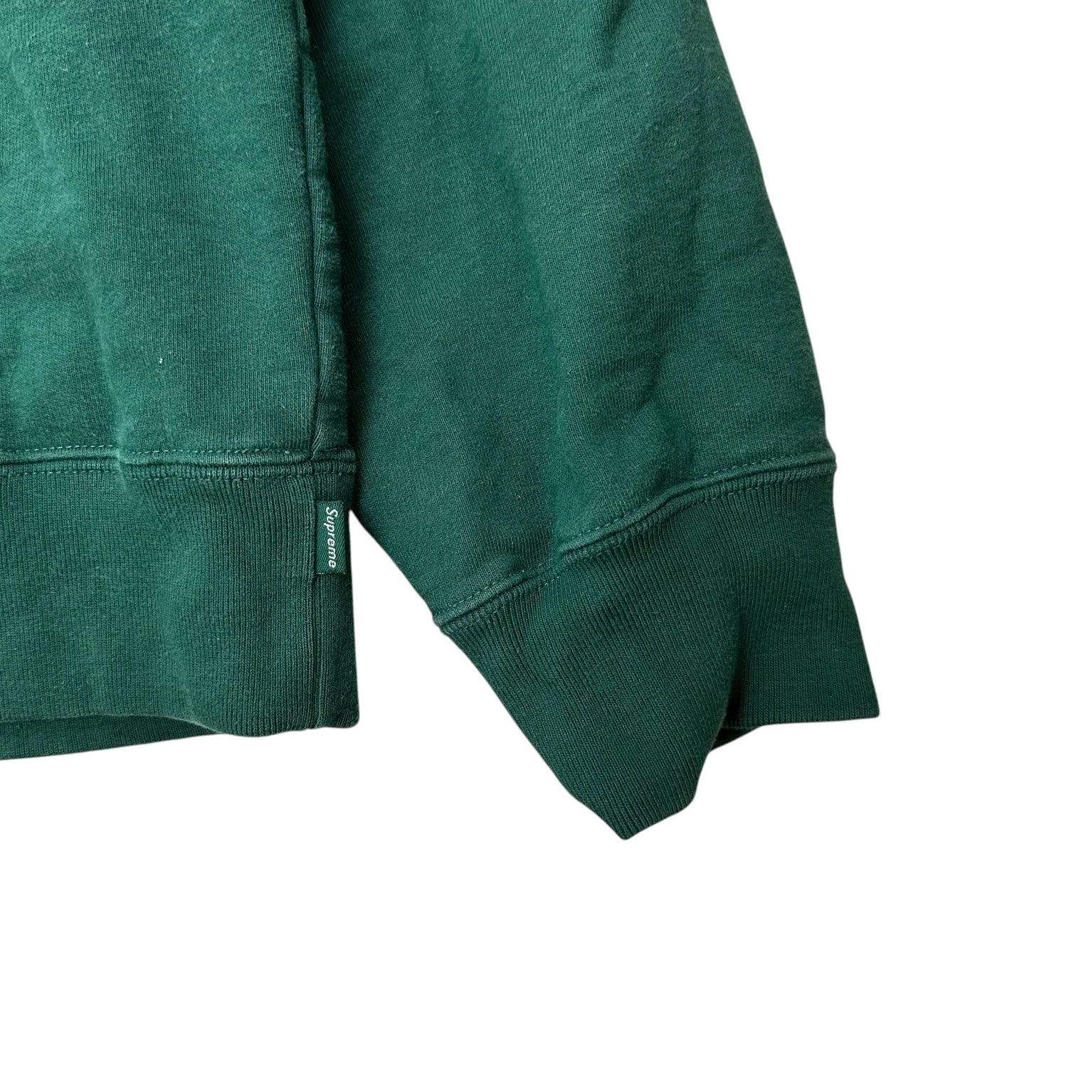 Supreme Chest Stripe Hoodie Green