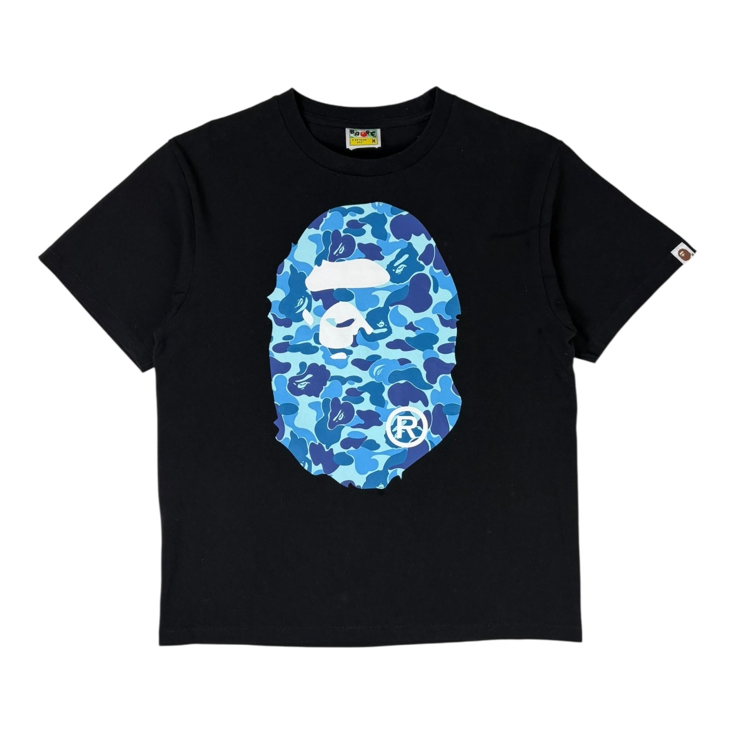 Bape ABC Blue Camo Tee Black