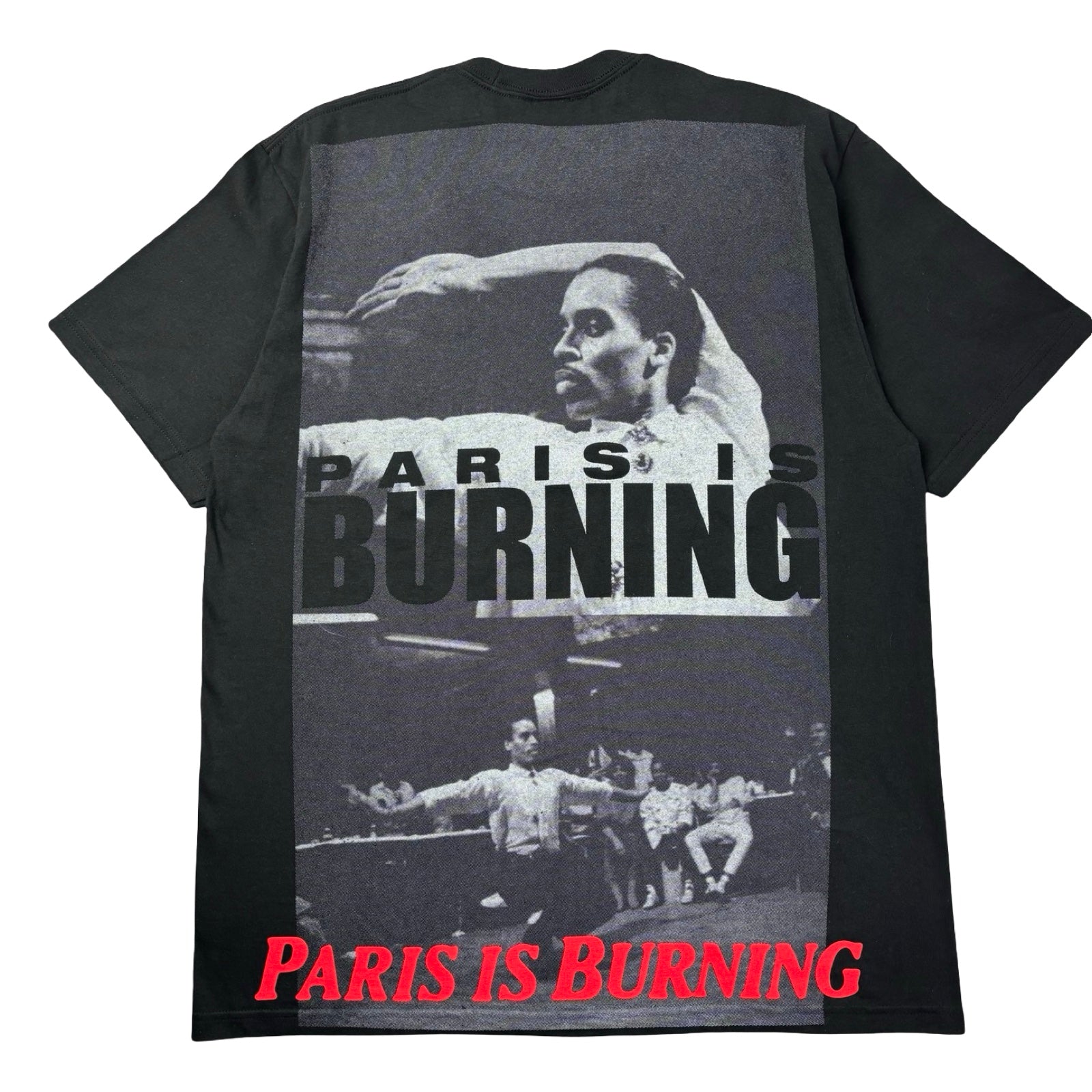 Supreme Paris Is Burning Tee Black