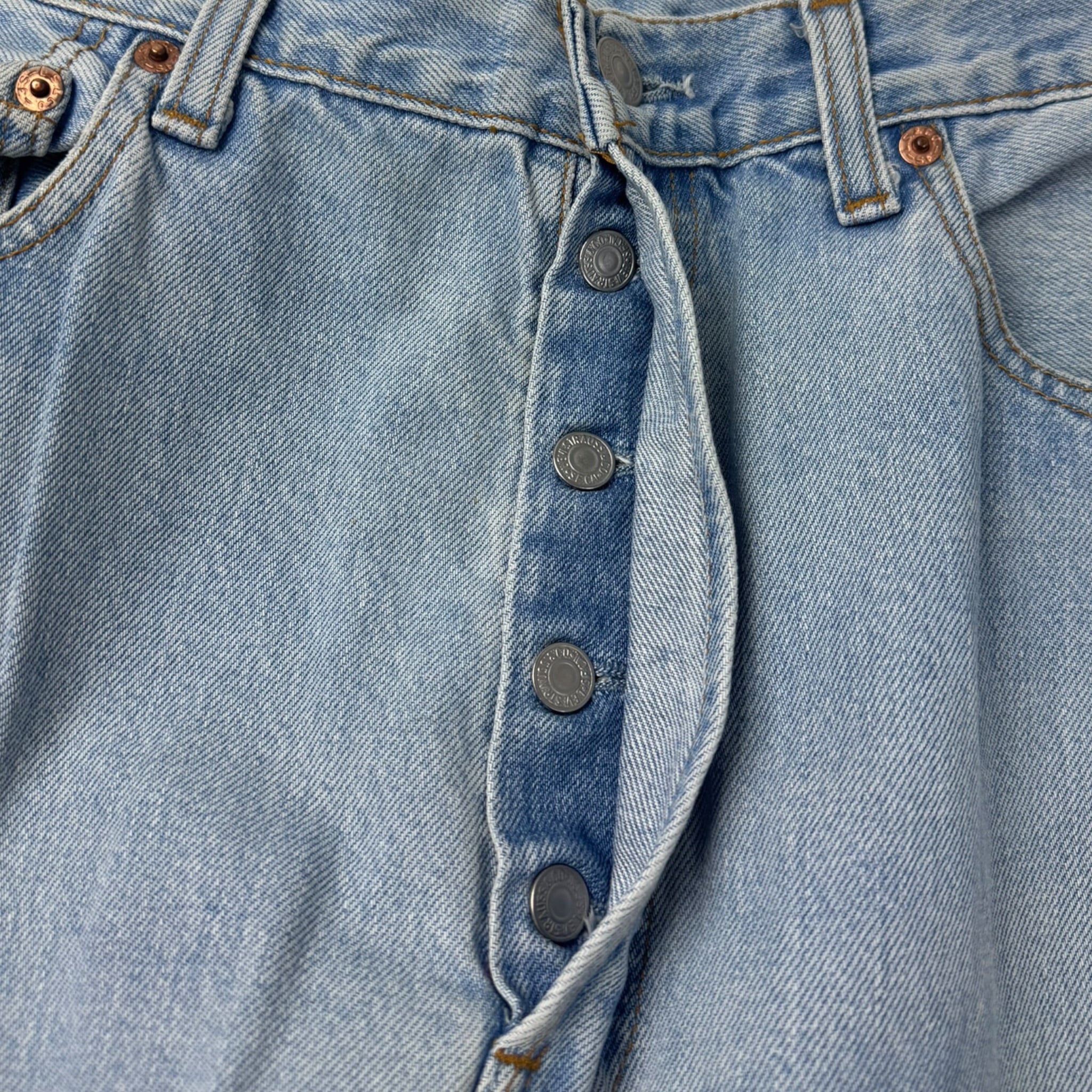 Vintage Levi’s 501’s Denim Bottoms Light Wash