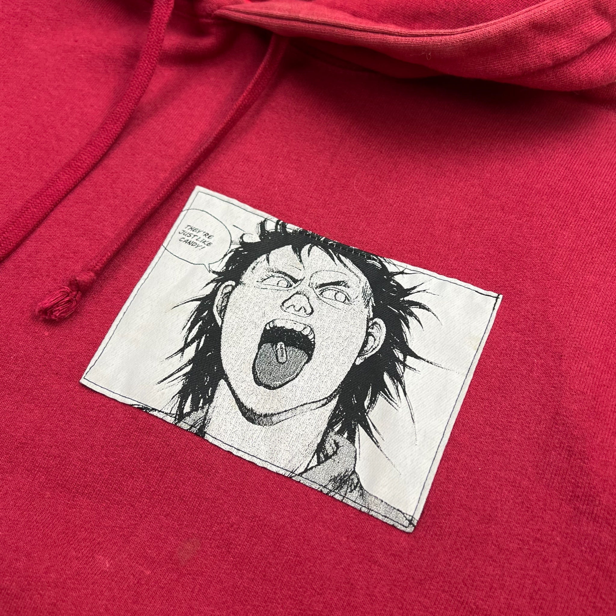 Supreme Akira Patches Hoodie Burgundy