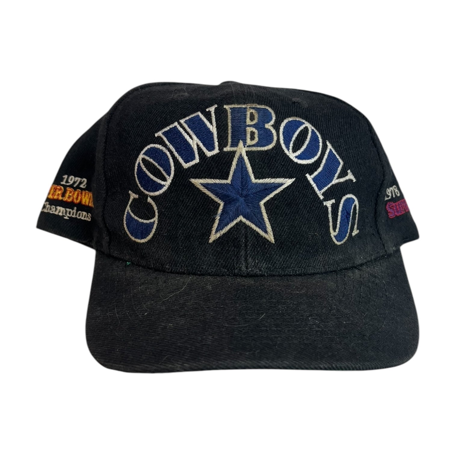 Vintage Dallas Cowboys Super Bowl Hat Black