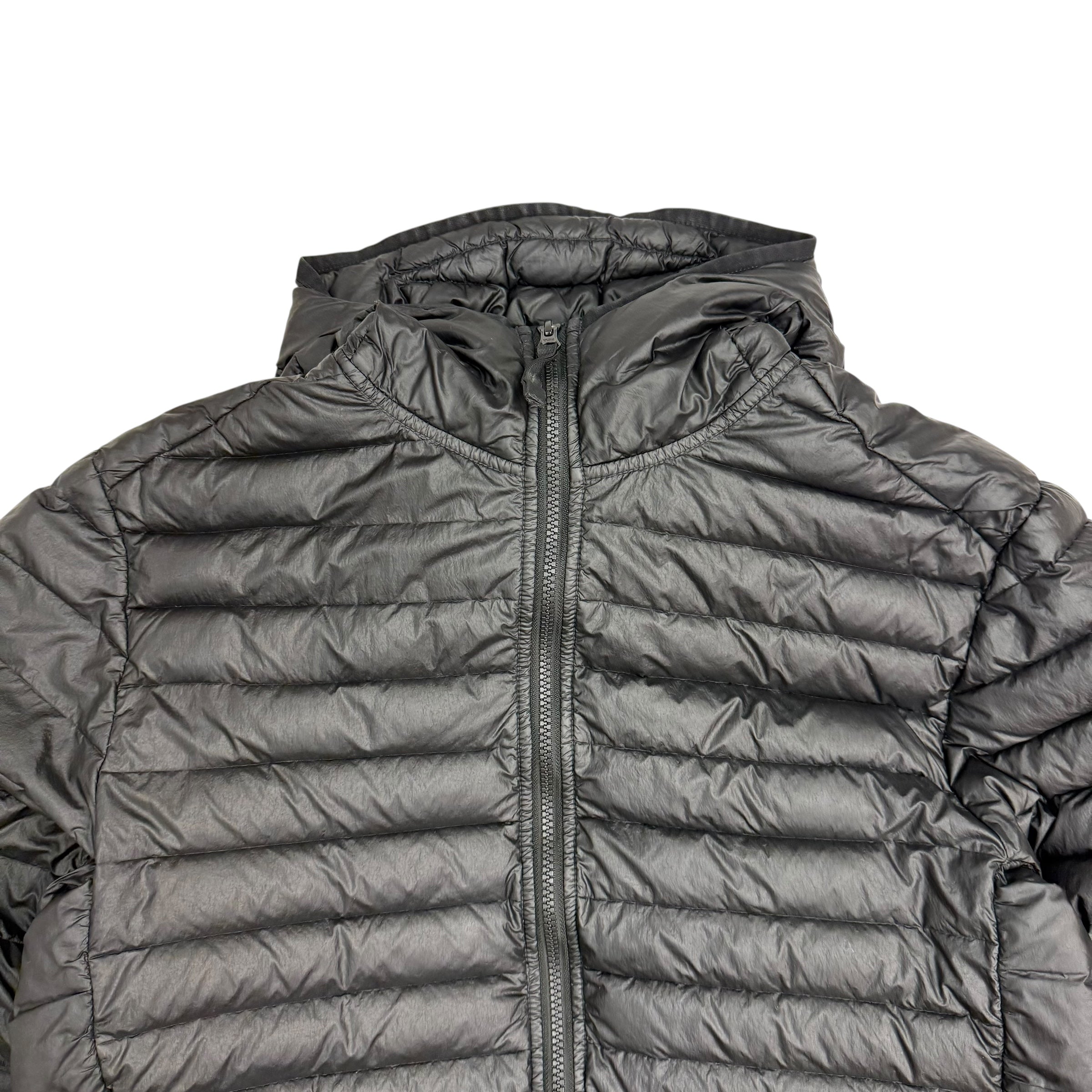 Stone Island Loom Woven Nylon Down Jacket Black
