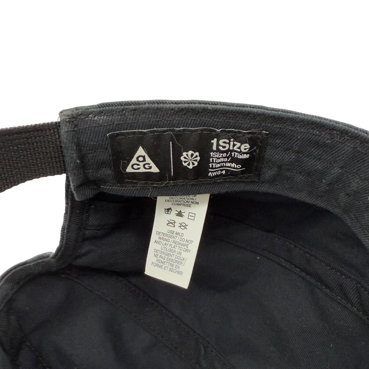 Nike ACG 5 Panel Running Hat Black