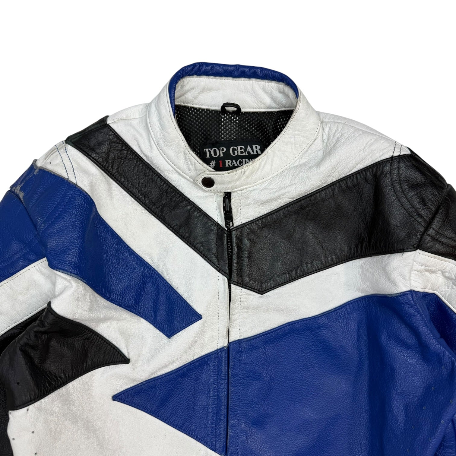 Vintage Top Gear Racing Jacket Blue/White