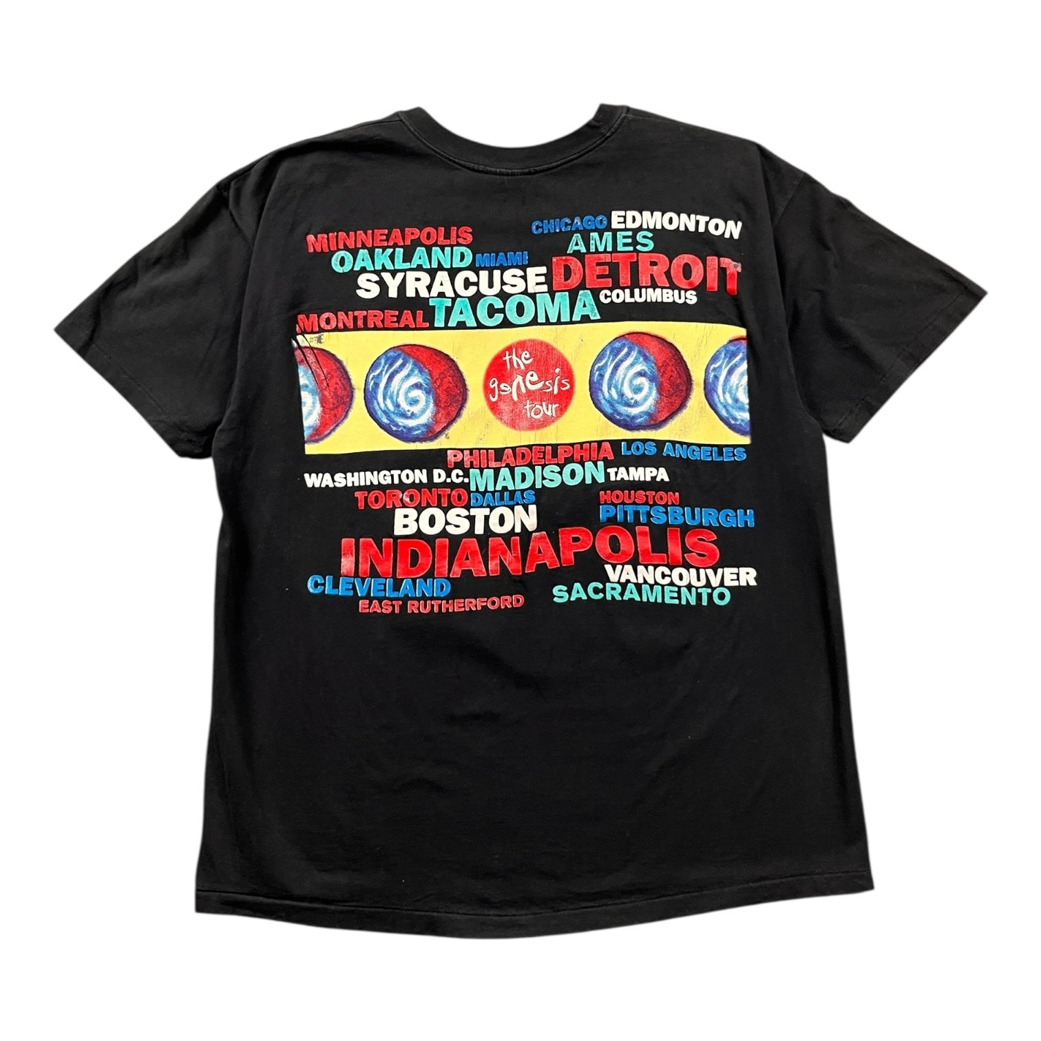 1992 Genesis "We Can't Dance" Tee Black