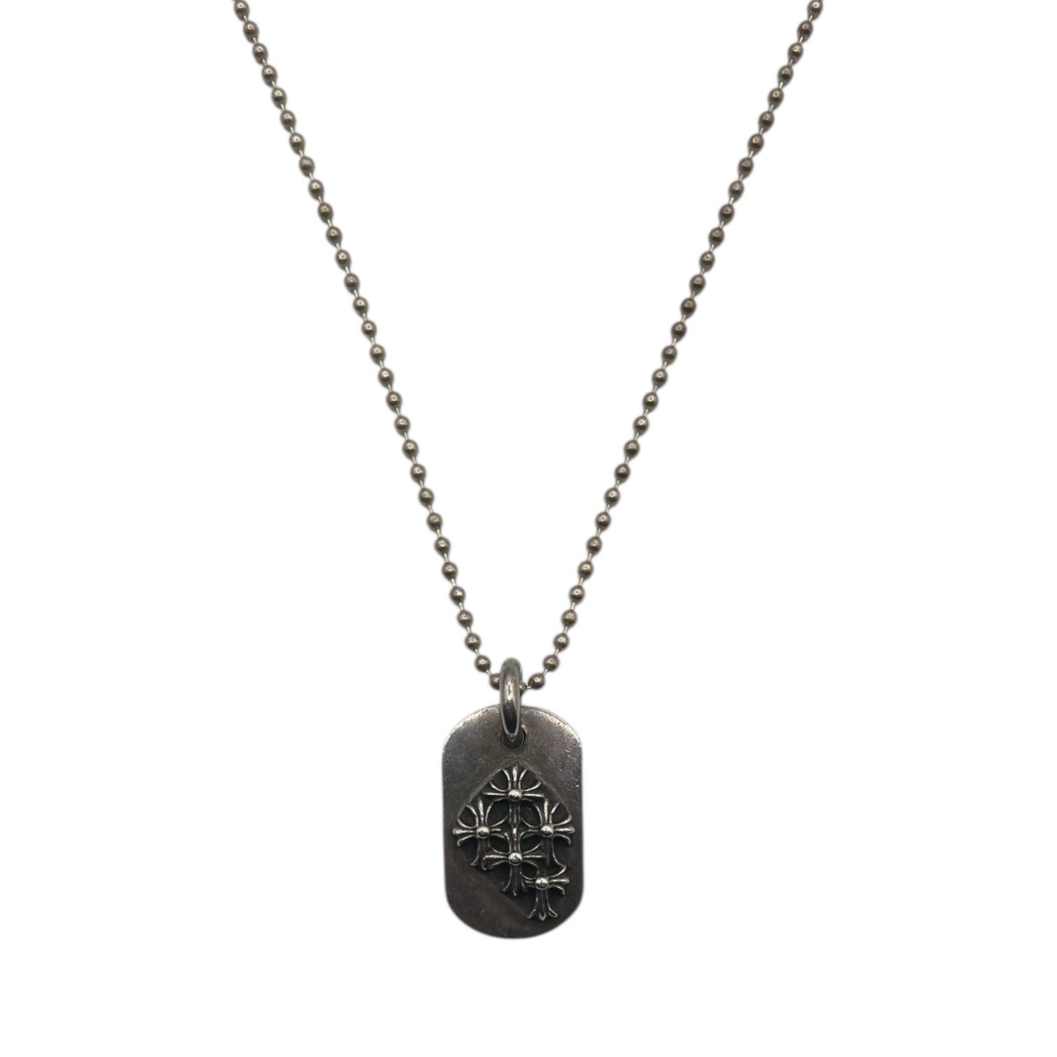 Chrome Hearts Cemetery Dog Tag Necklace