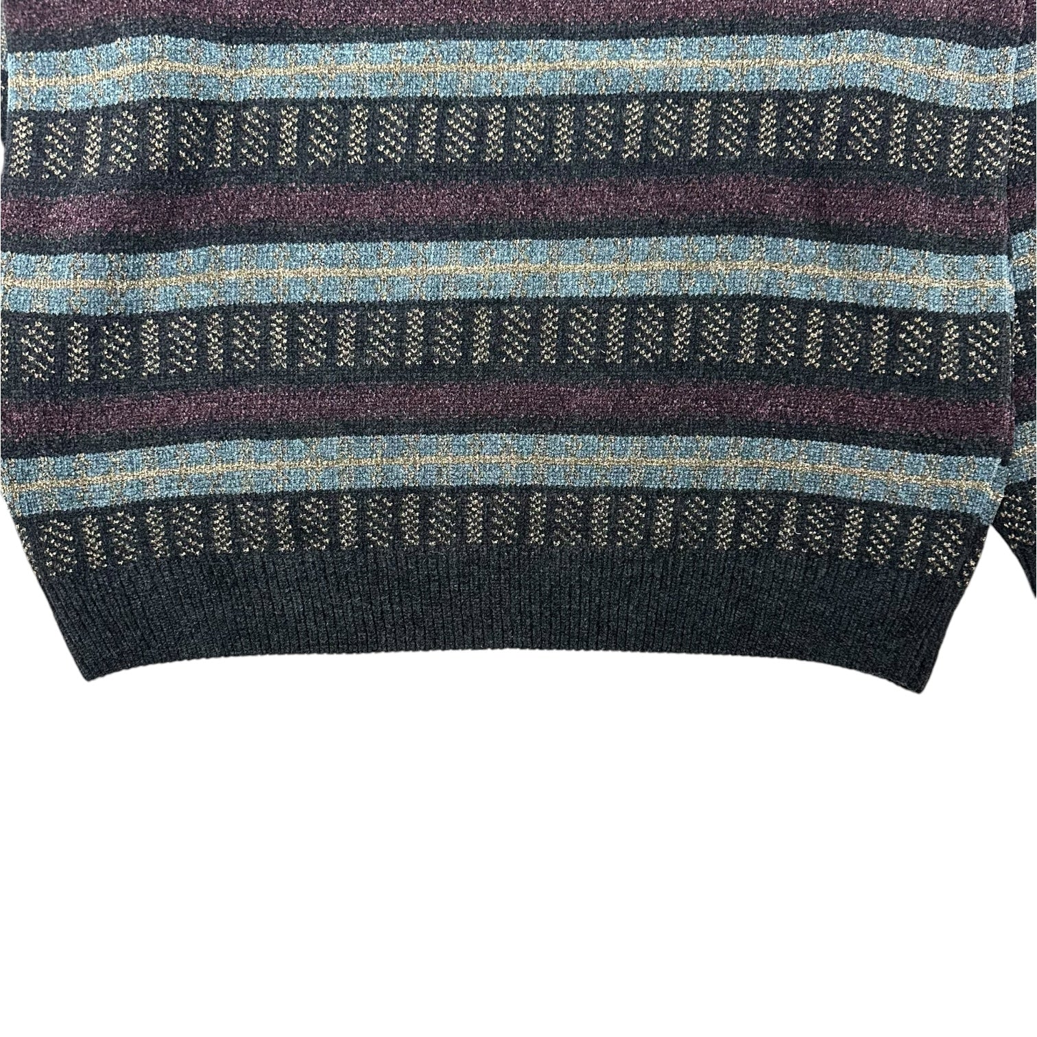 Vintage Stripe Pattern Multicolour Sweater