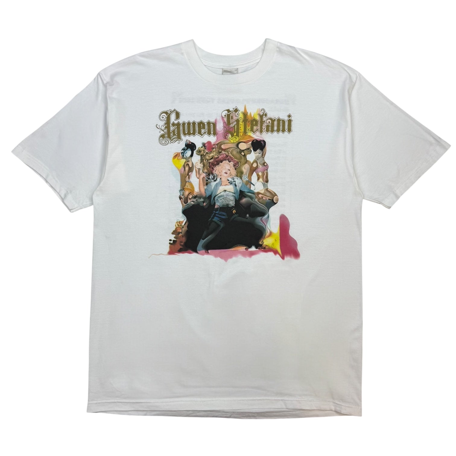 2005 Gwen Stefani Harajuku Lovers Tour Tee White
