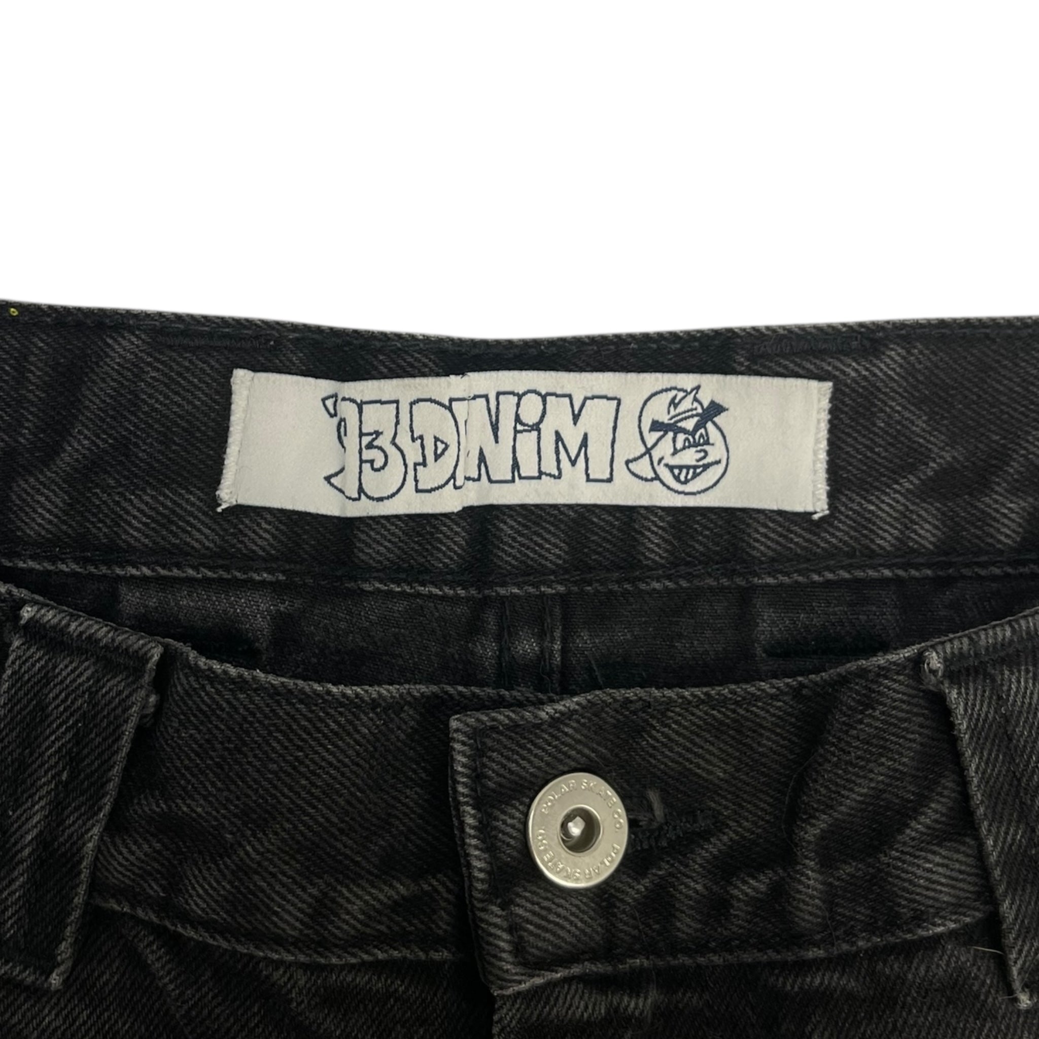 Polar ‘93 Denim Black Wash Denim Bottoms