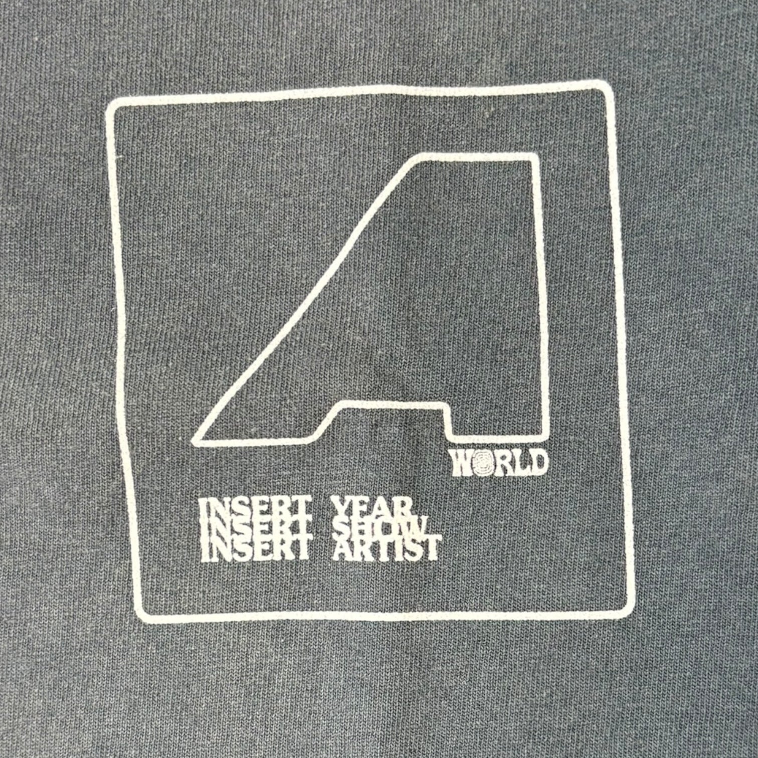 Travis Scott Astroworld Manifestation T-Shirt Dark Grey