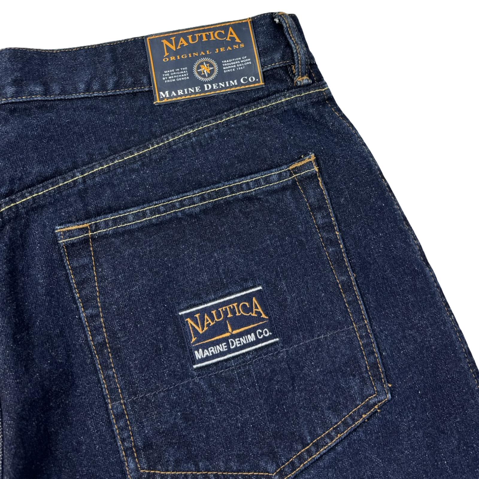 Vintage Y2K Nautica Marine Denim Jorts