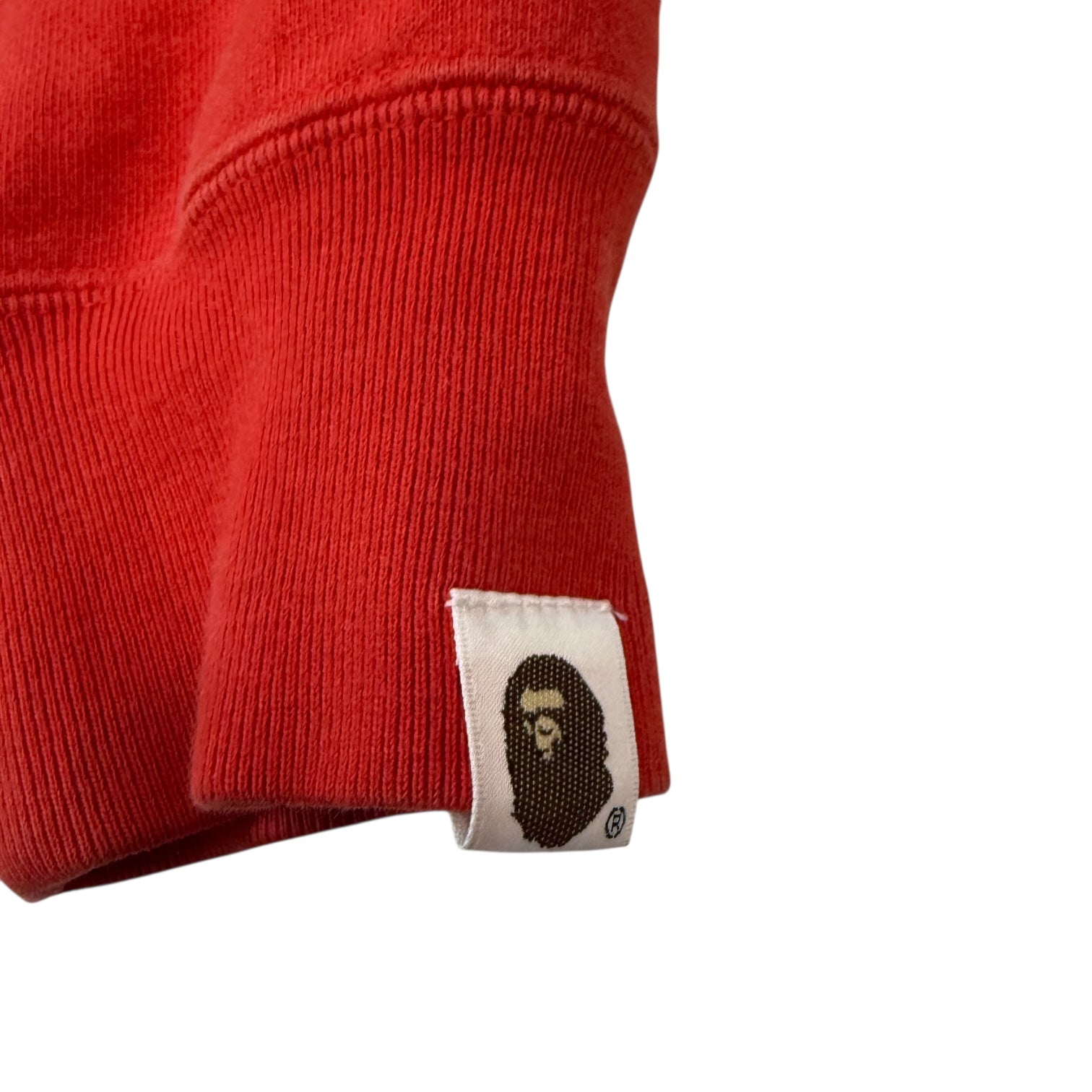 A Bathing Ape x Monster Hunter Full Zip Hoodie Red/Camo