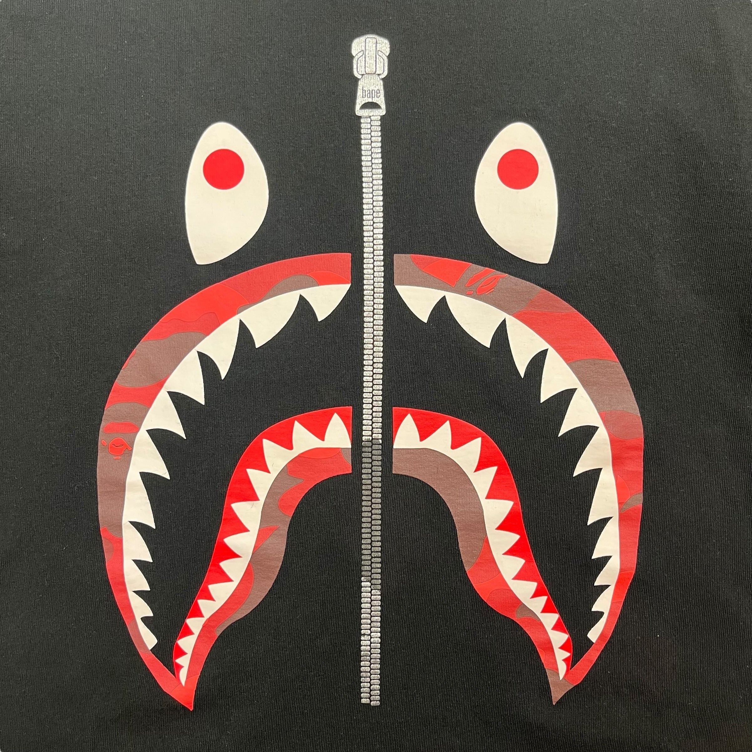 Bape Shark Tee Black