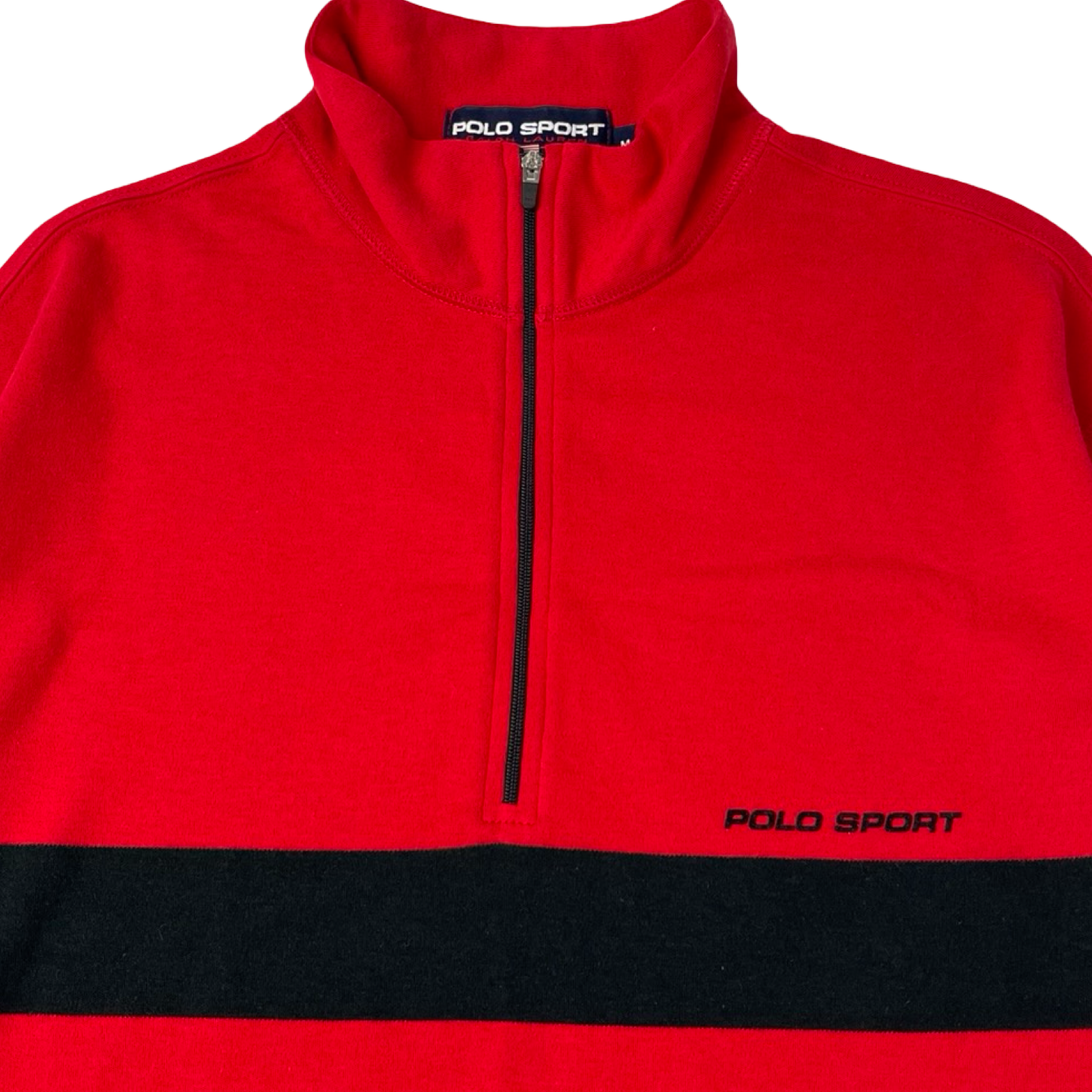 Polo Sport Ralph Lauren Quarter Zip Sweater Red/Black