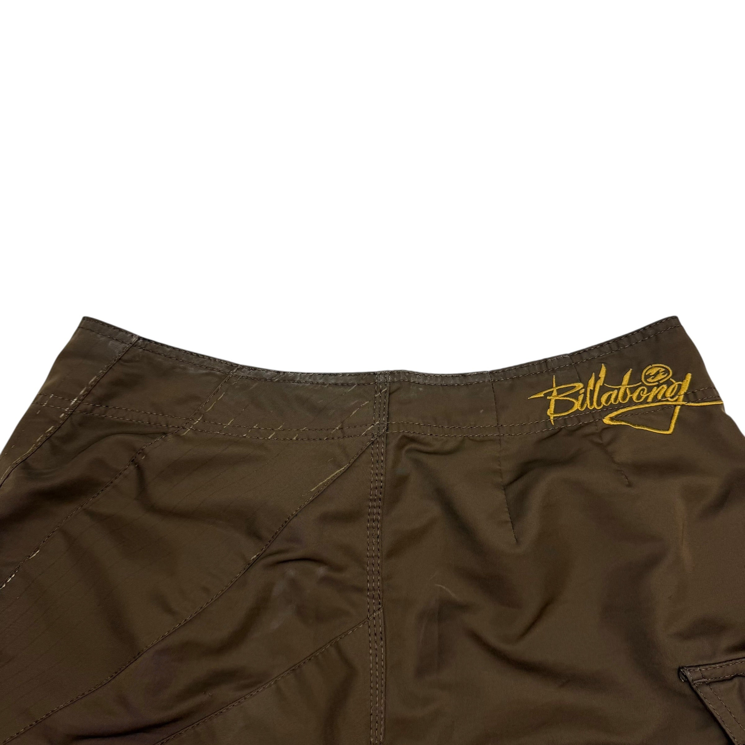 Vintage Billabong Rising Sun Board Shorts Brown