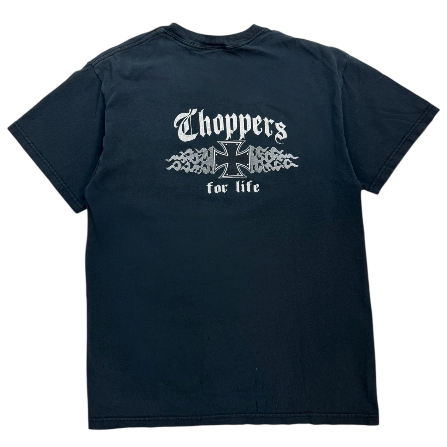 Vintage Choppers For Life Tee Black