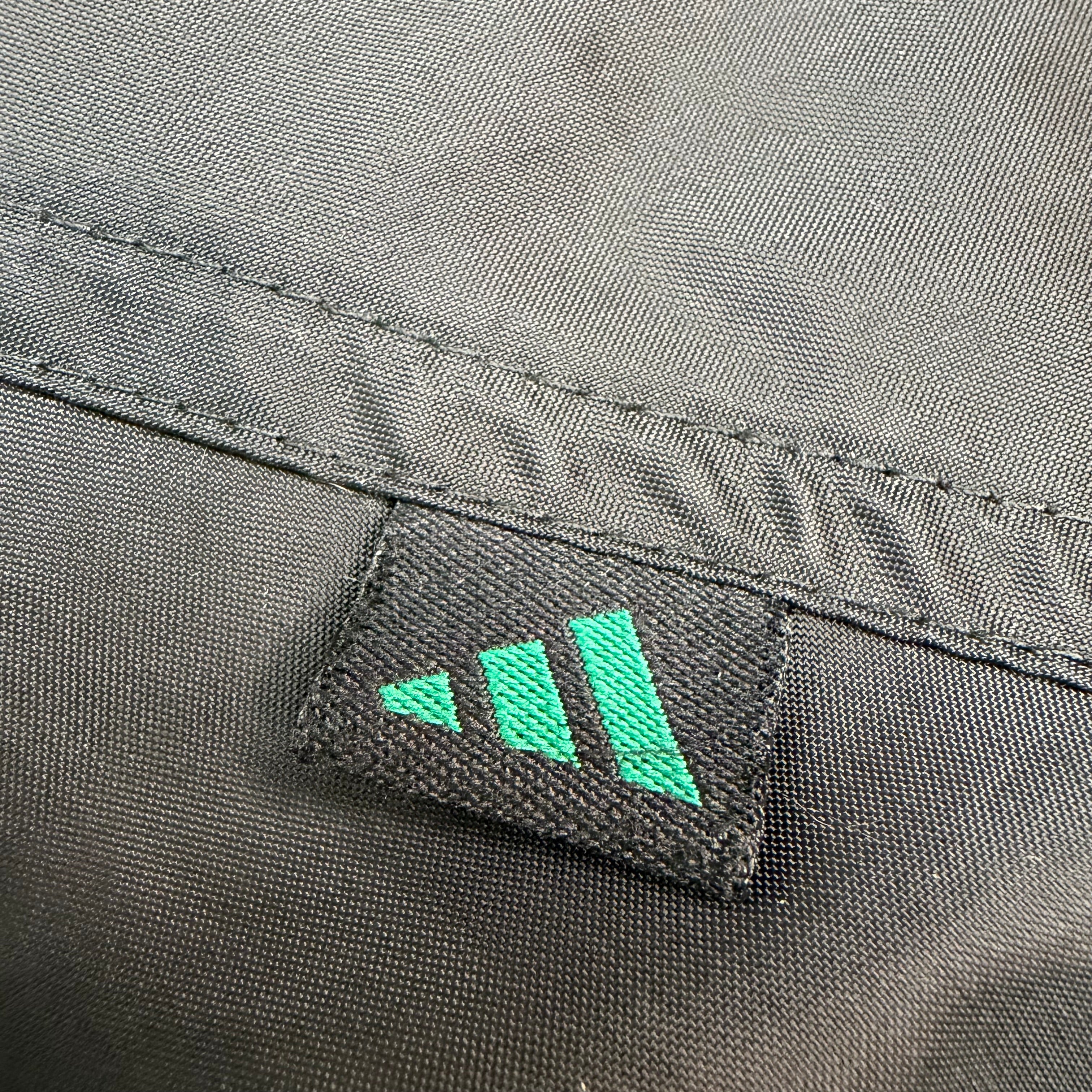 Vintage Adidas Embroidered Windbreaker Black/Green