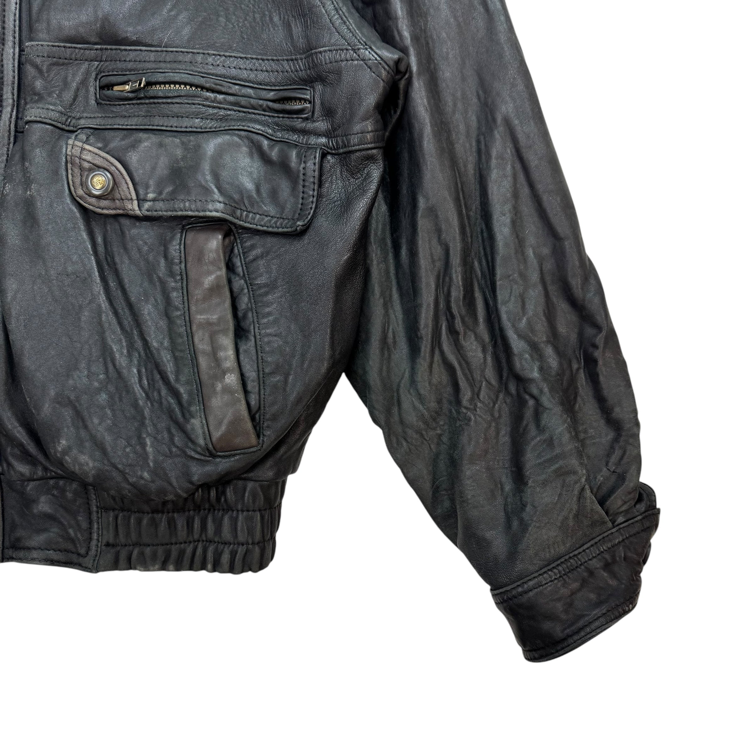 Vintage Danier Leather Jacket Black