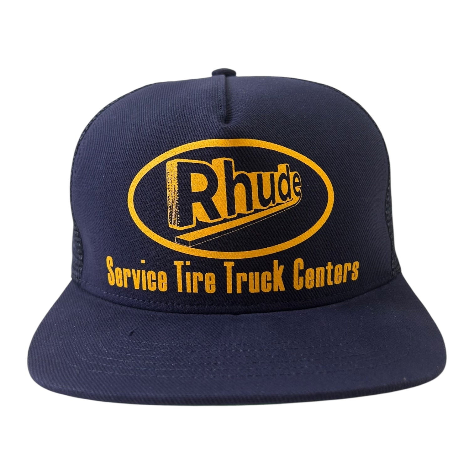 Rhude Service Trucker Hat Navy