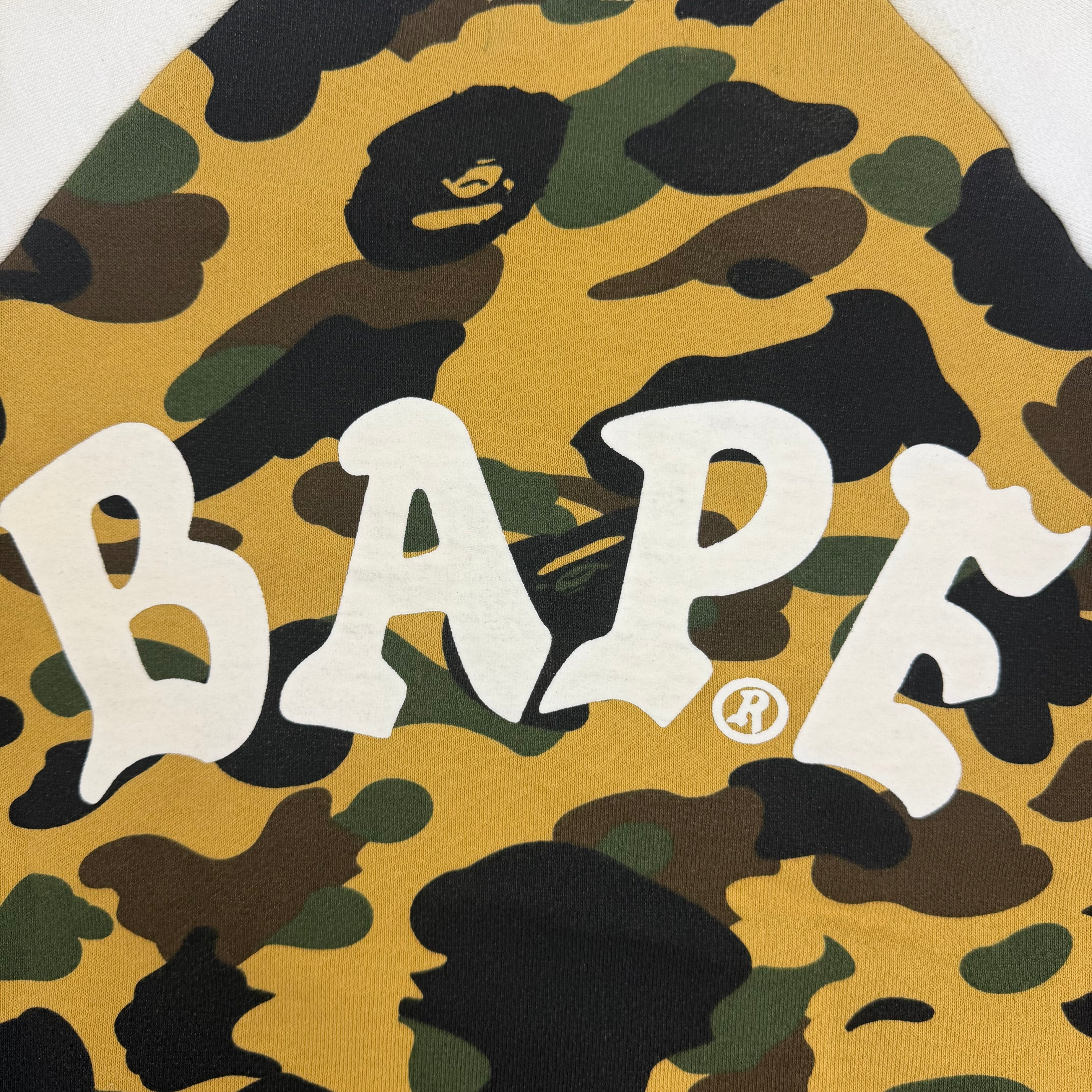 Bape 1st Colorblock Crewneck Camo