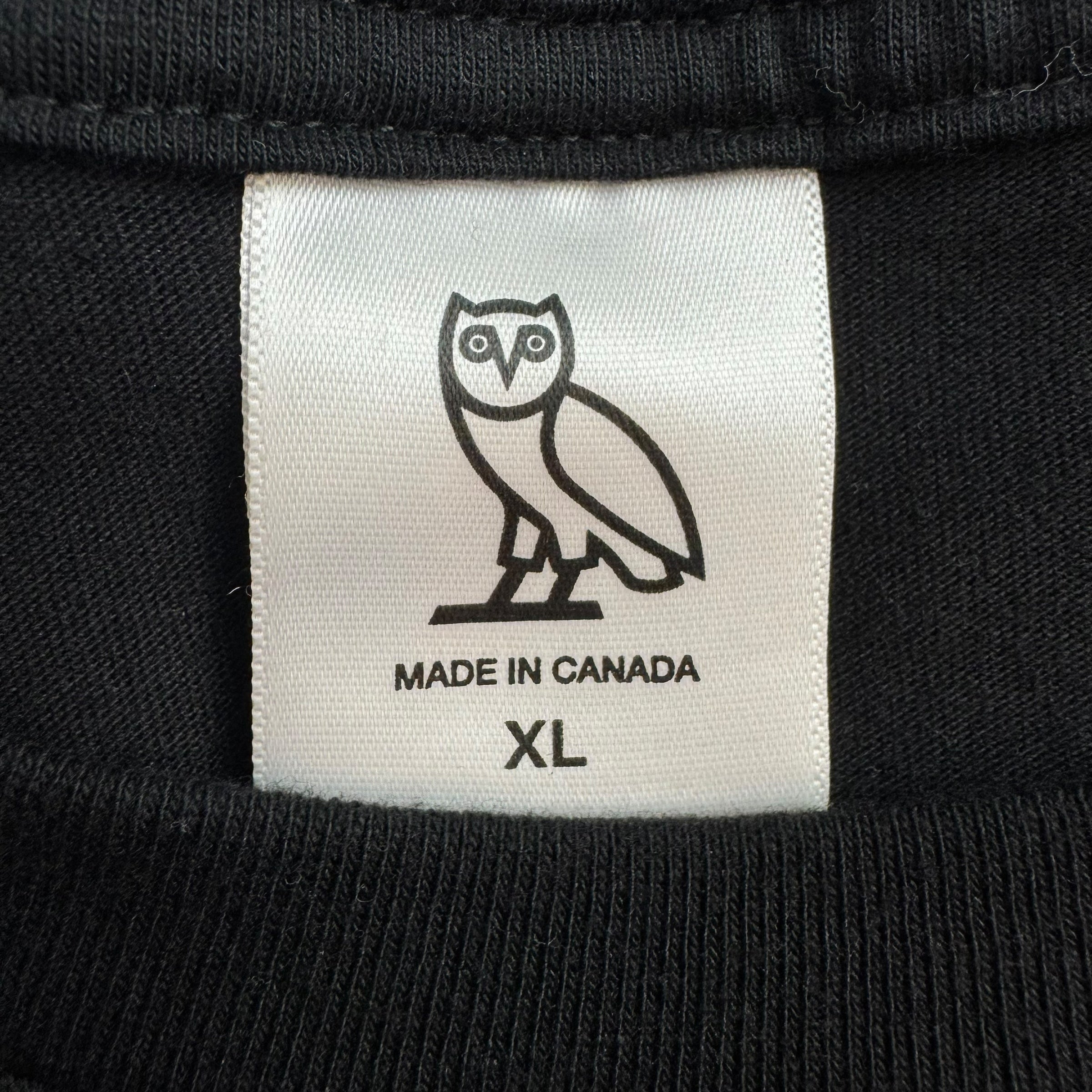 OVO Rose Owl Tee Black