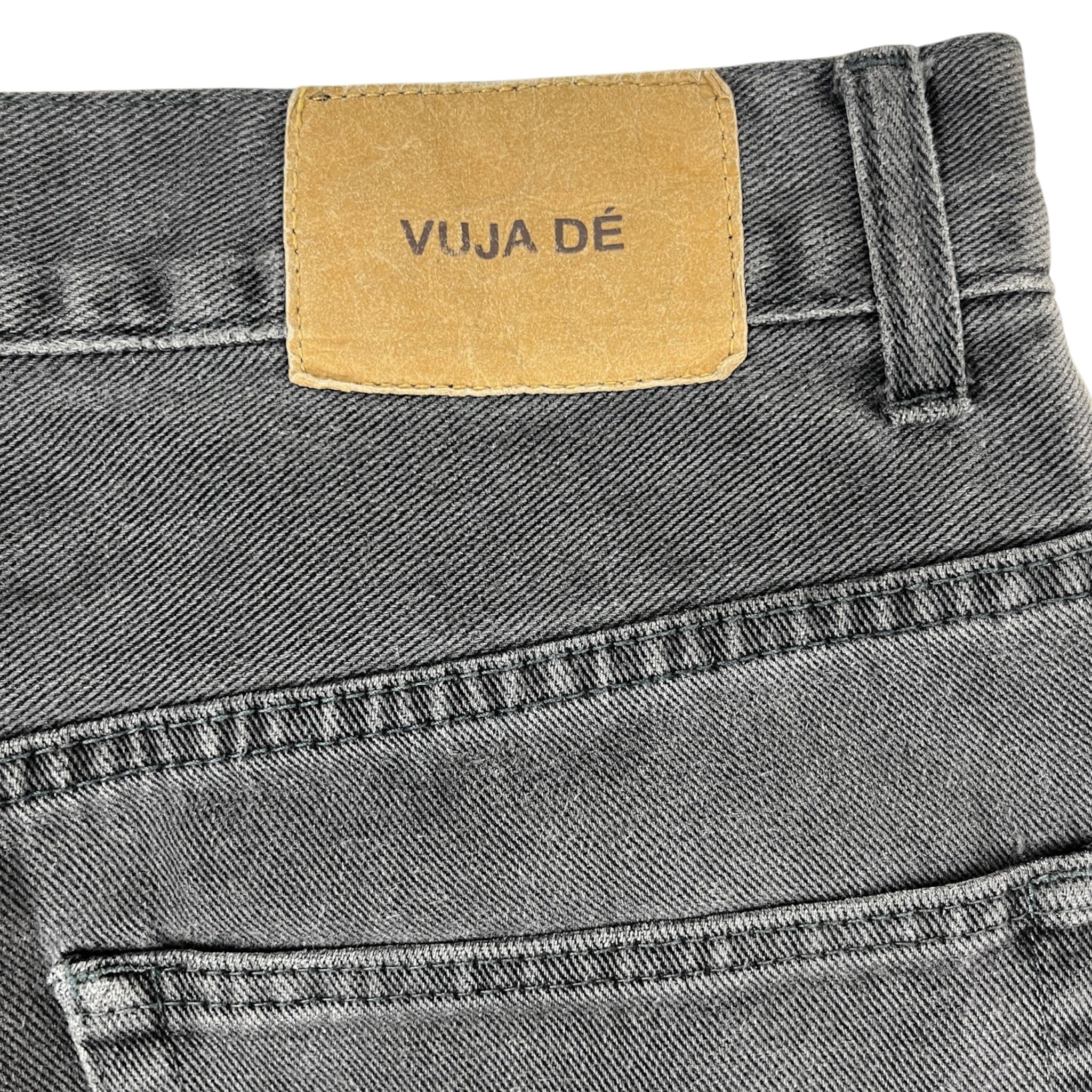 Vuja Dé Uneven Dye Denim Pants Grey
