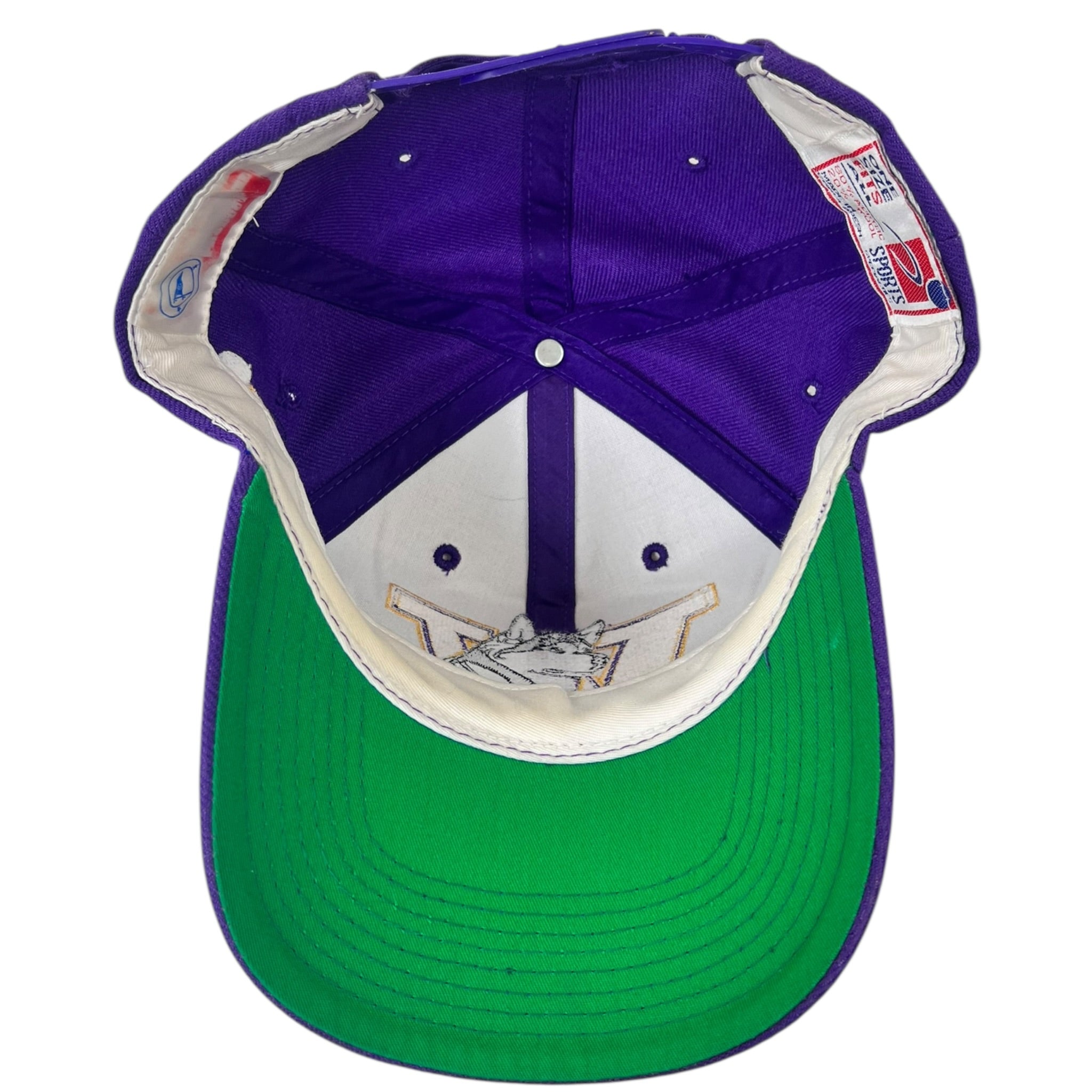 Vintage Washington Huskies Baseball Cap Purple